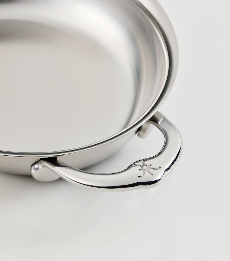 Stainless Steel Oval Au Gratin Dish (Set of 2) SILVER Image 2