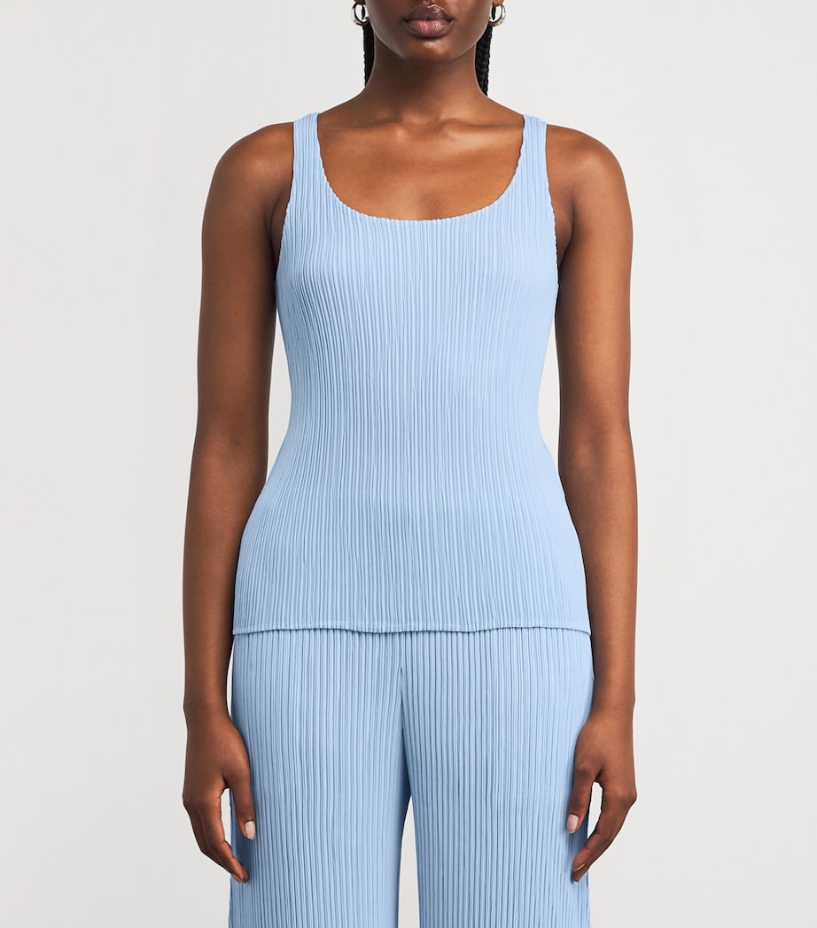 Hatching Tank Top LIGHT BLUE Image 3