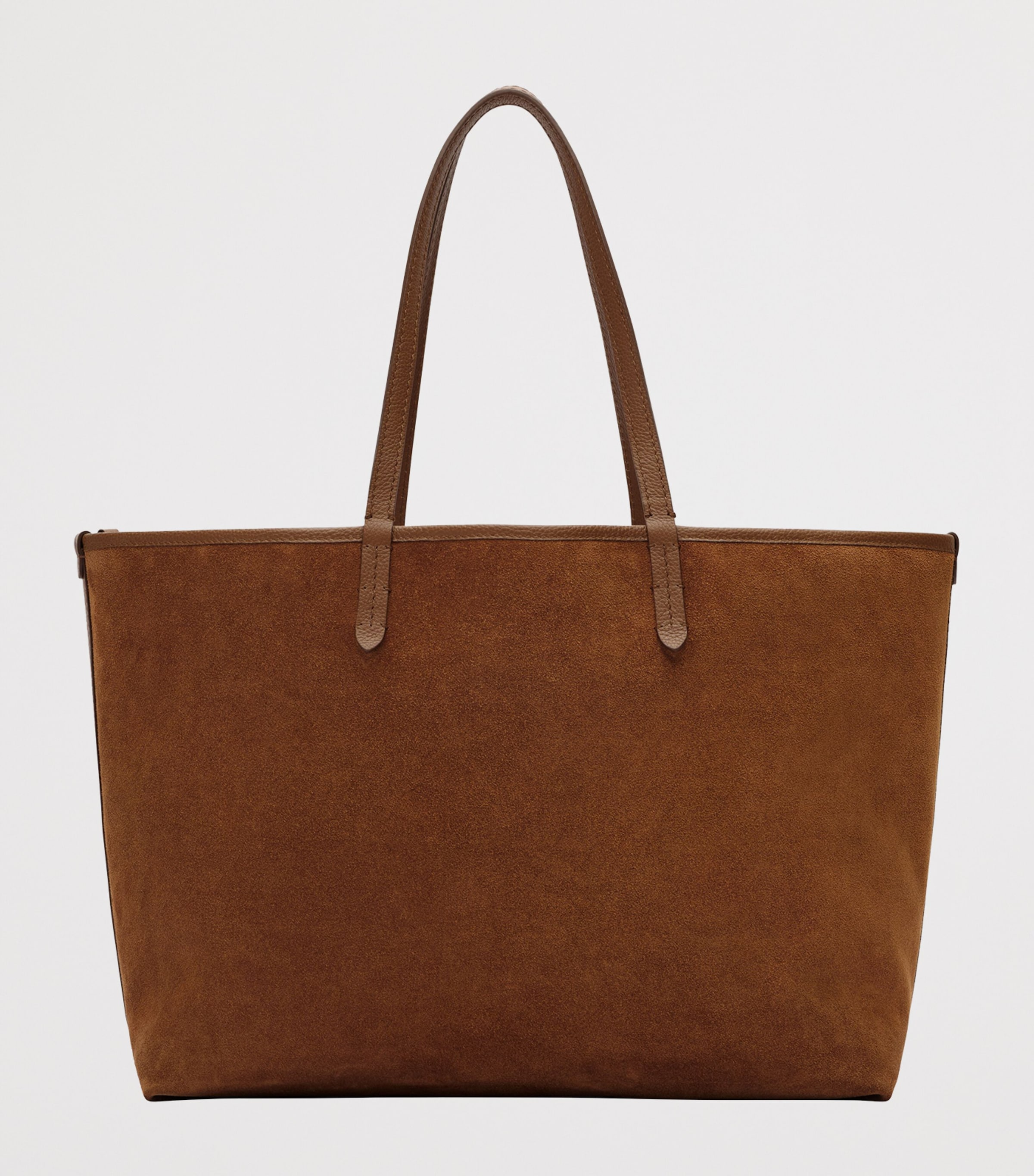 Burberry Medium Suede-Check Reversible Bloomsbury Tote​ Bag Hazel/sand Check Image 6