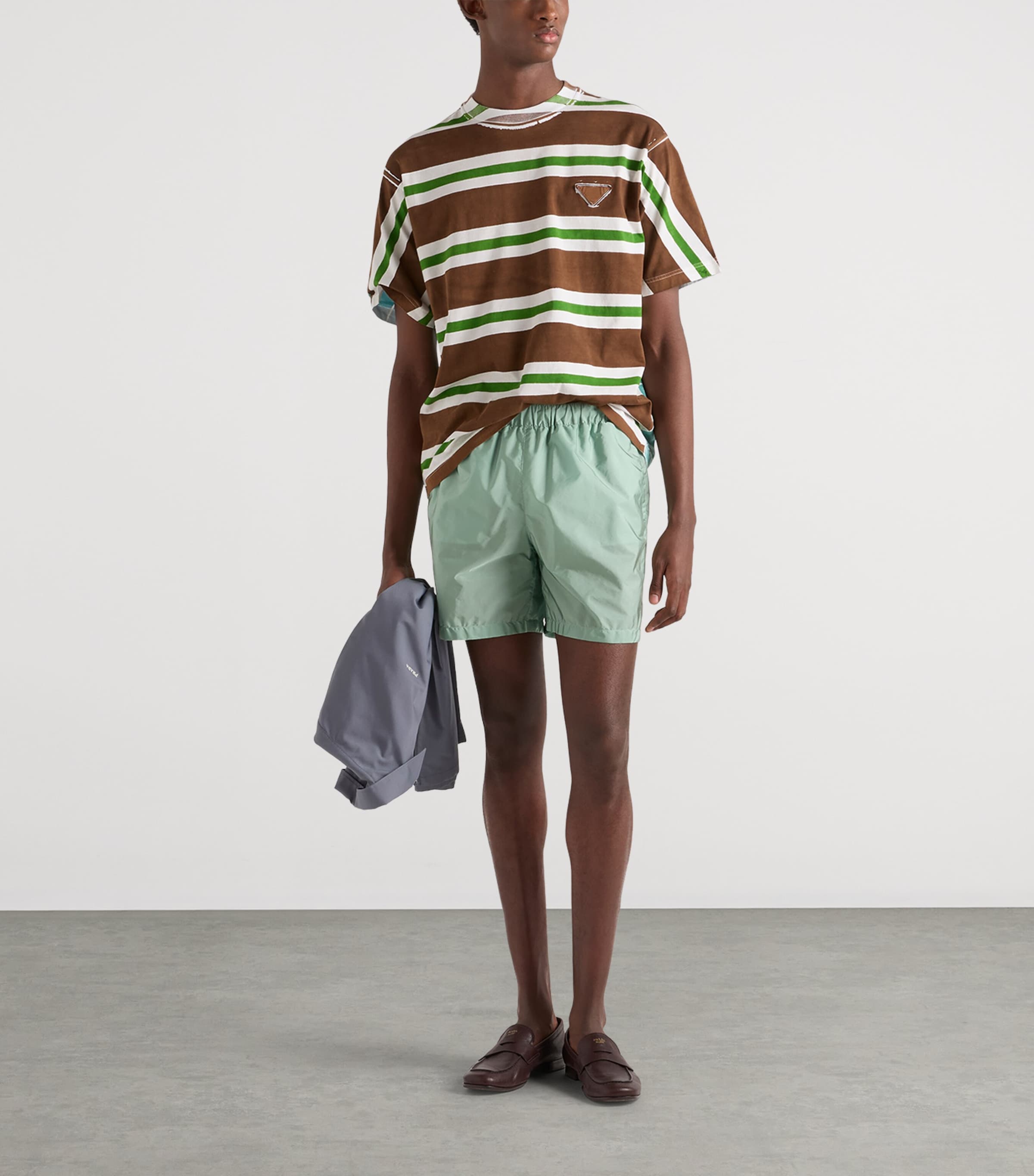 Prada Mens Re-Nylon Swim Trunks Image 2