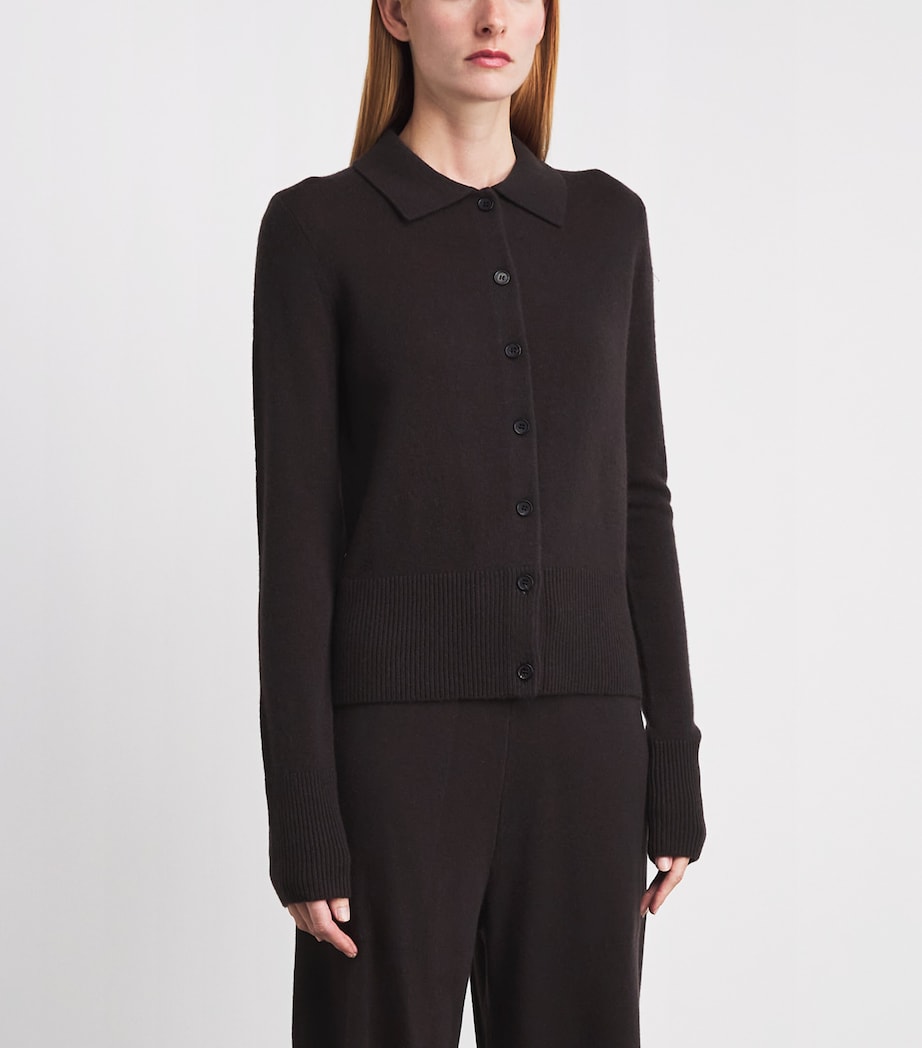 Le Kasha Womens this shirt cardigan from la kasha, organic cashmere Prune Image 4