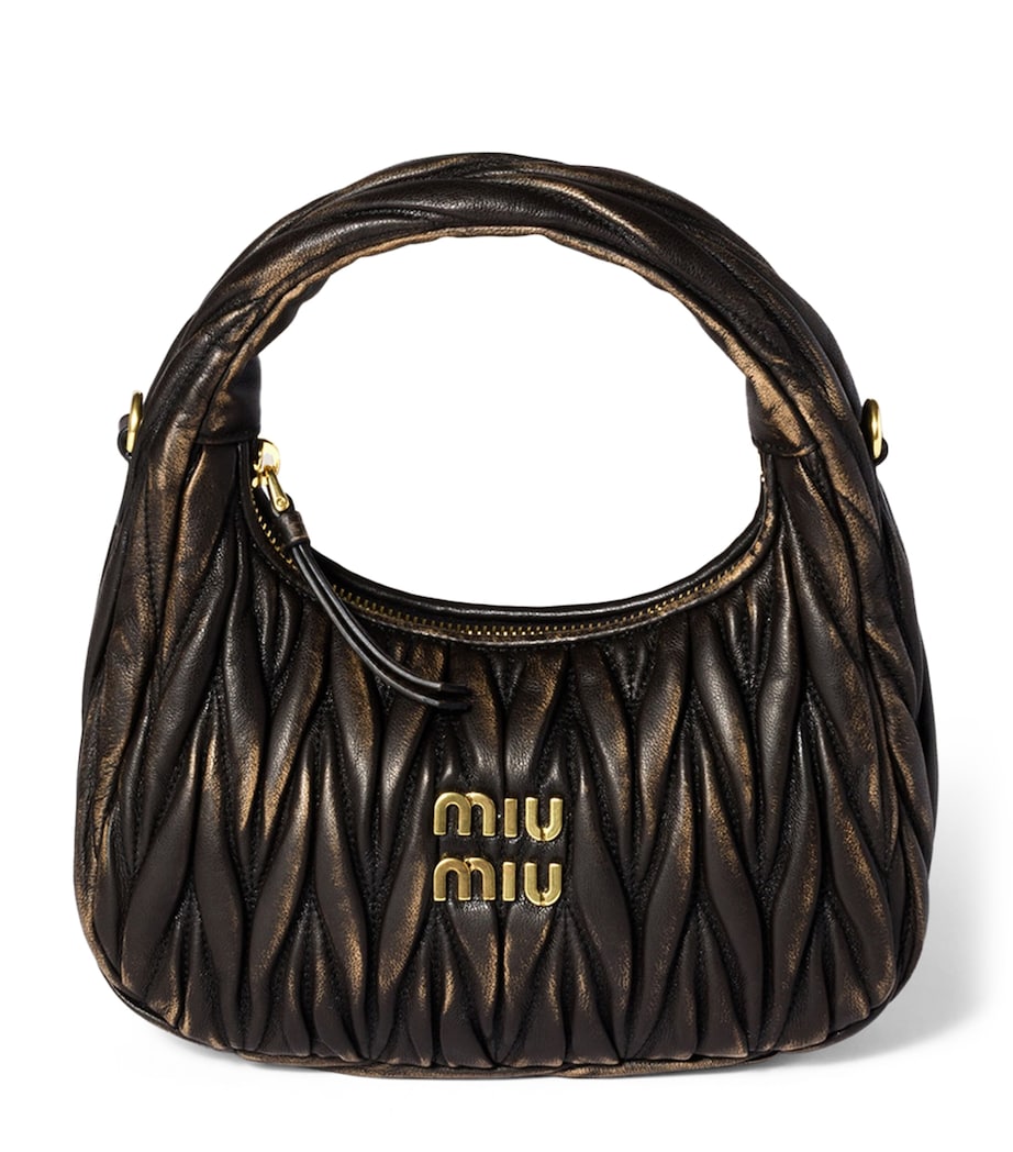 Small Matelassé Lambskin Wander Top-Handle Bag F0201 Image 1