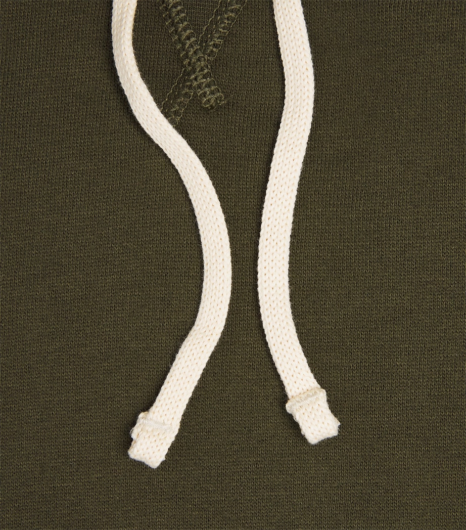 Polo Ralph Lauren Mens Double-Knit Logo Hoodie Company Olive Image 6
