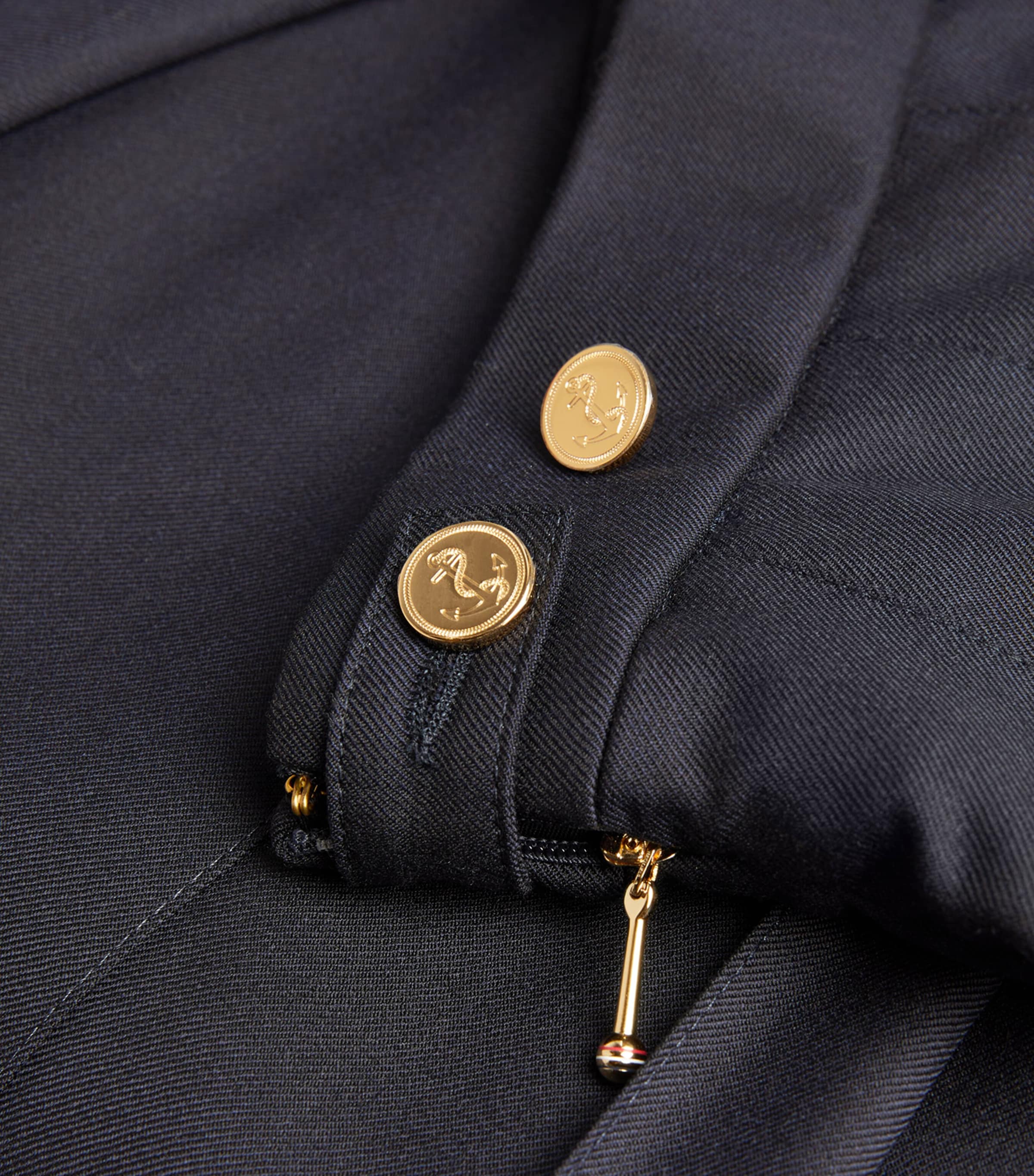 Pleated Midi Skirt NAVY Image 5