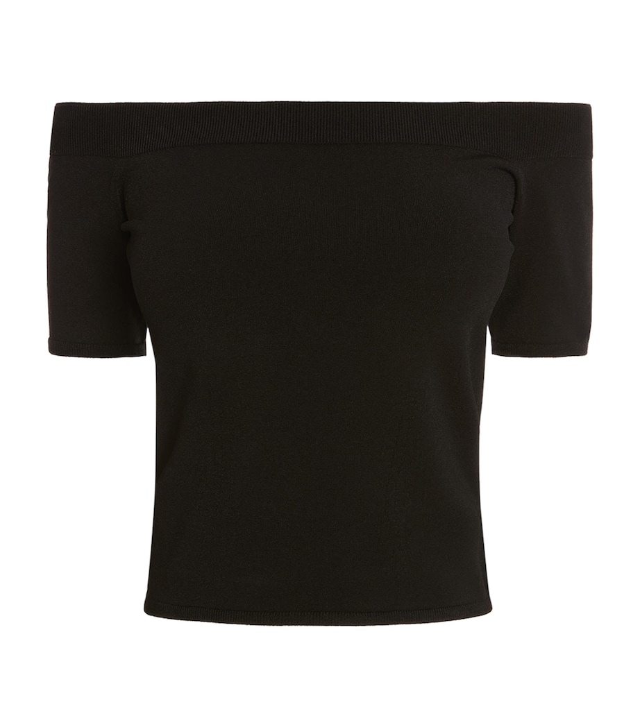 Knitted Off-The-Shoulder Top 1000 Image 1