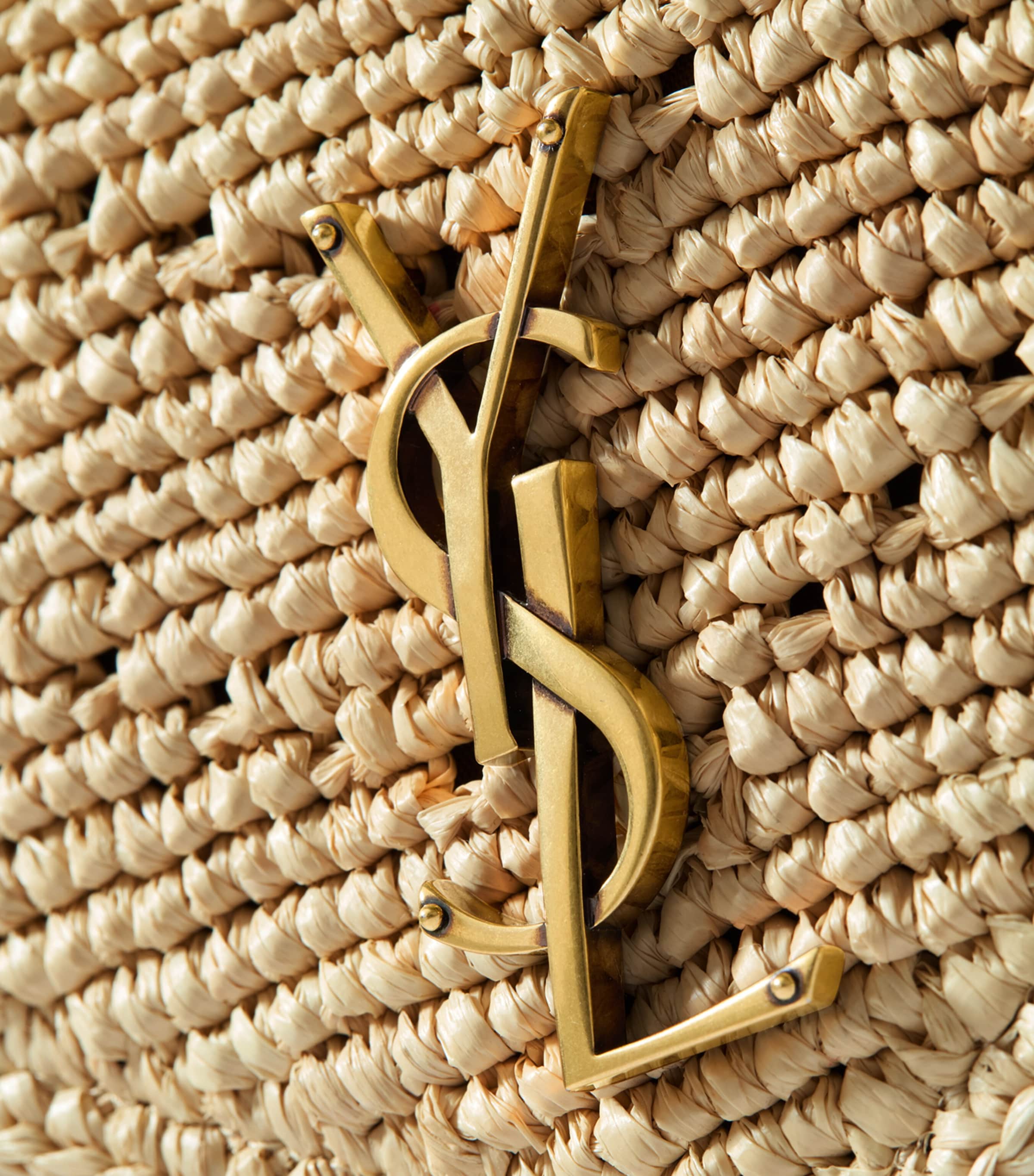 Saint Laurent Small Raffia Loulou Shoulder Bag Image 7