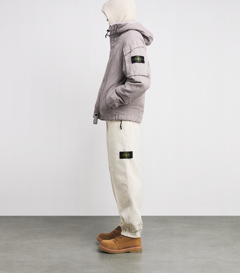 Cotton-Blend Corduroy Anti-Drop Field Jacket V0061 Image 2