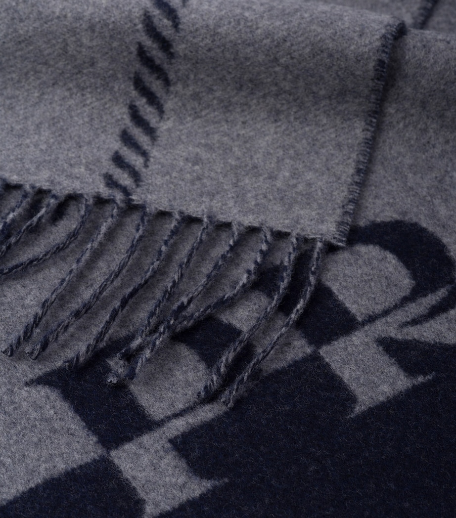 Wool Logo Scarf F0H2U Image 2