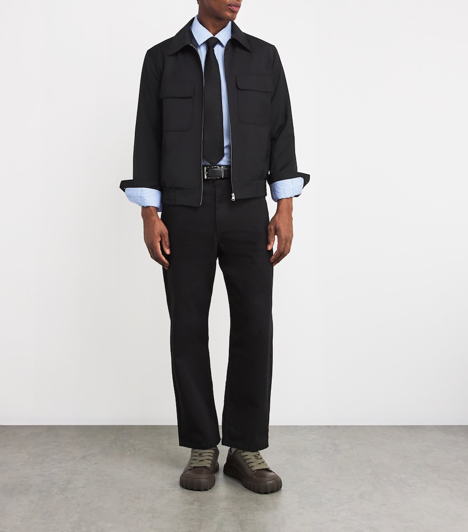 Sandro Paris Silk Tie Black Image 2