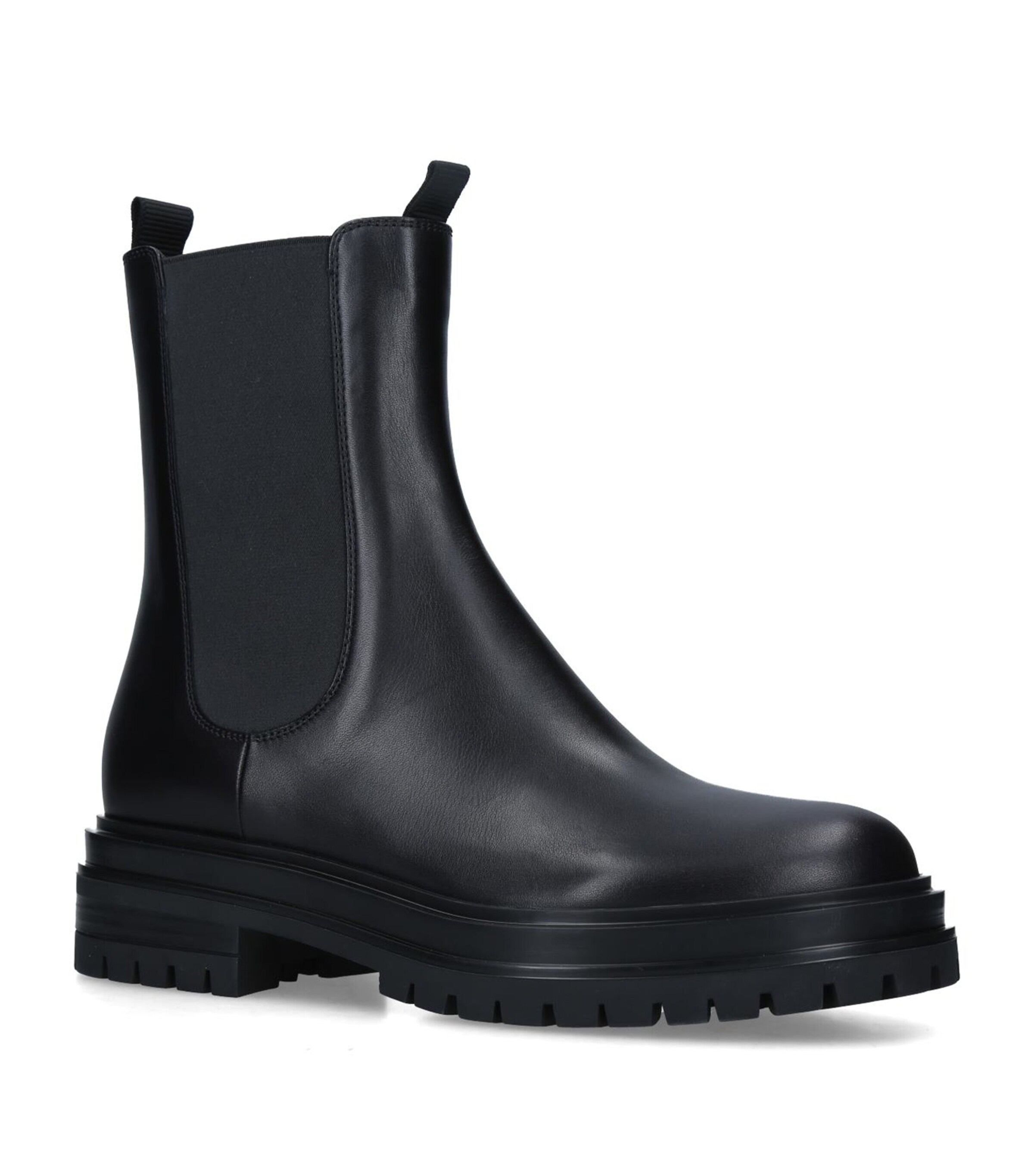 Gianvito Rossi Leather Chester Boots Black Image 1