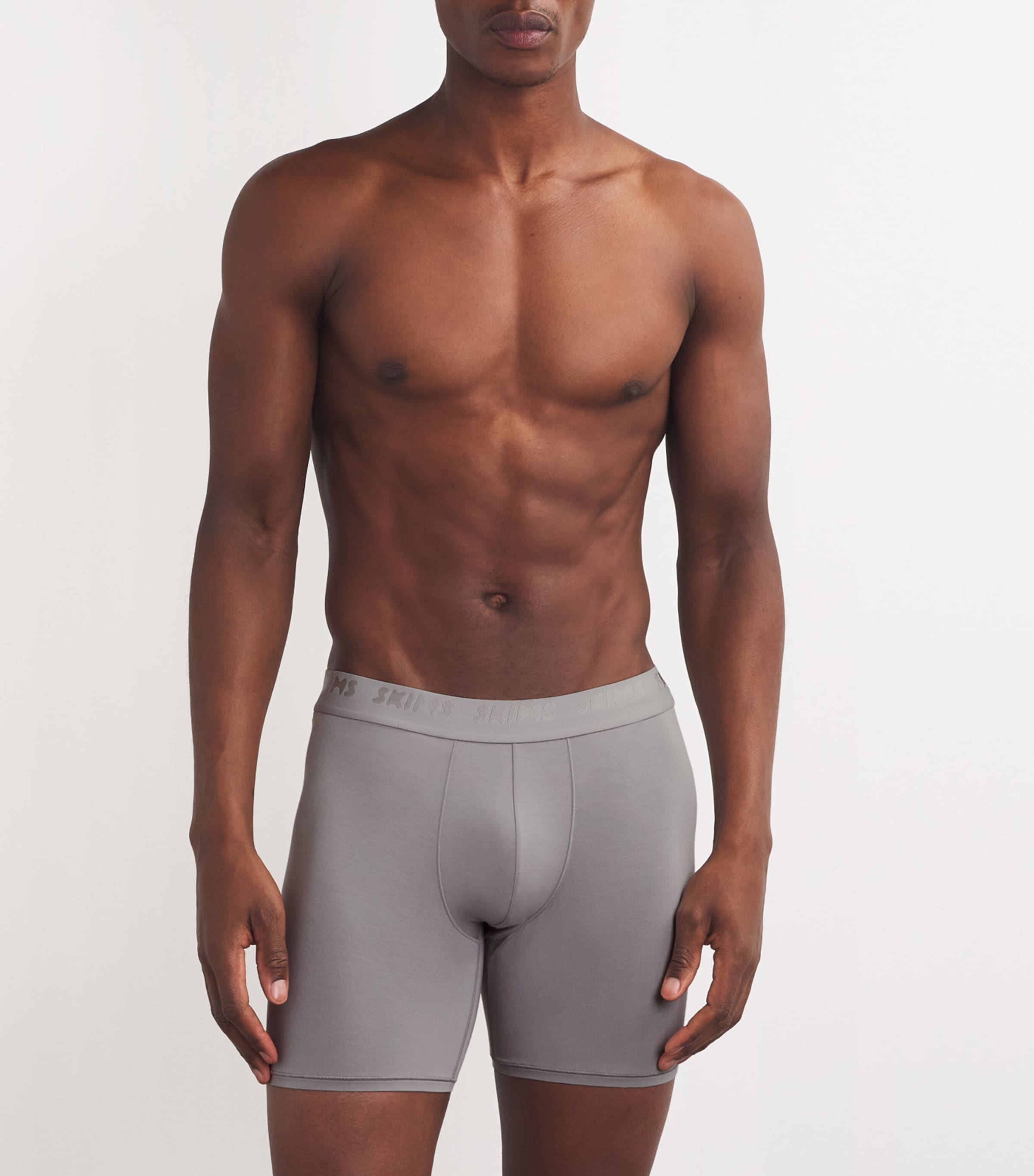 Stretch Boxer Briefs (Pack of 3) GUNMETAL MULTI Image 2