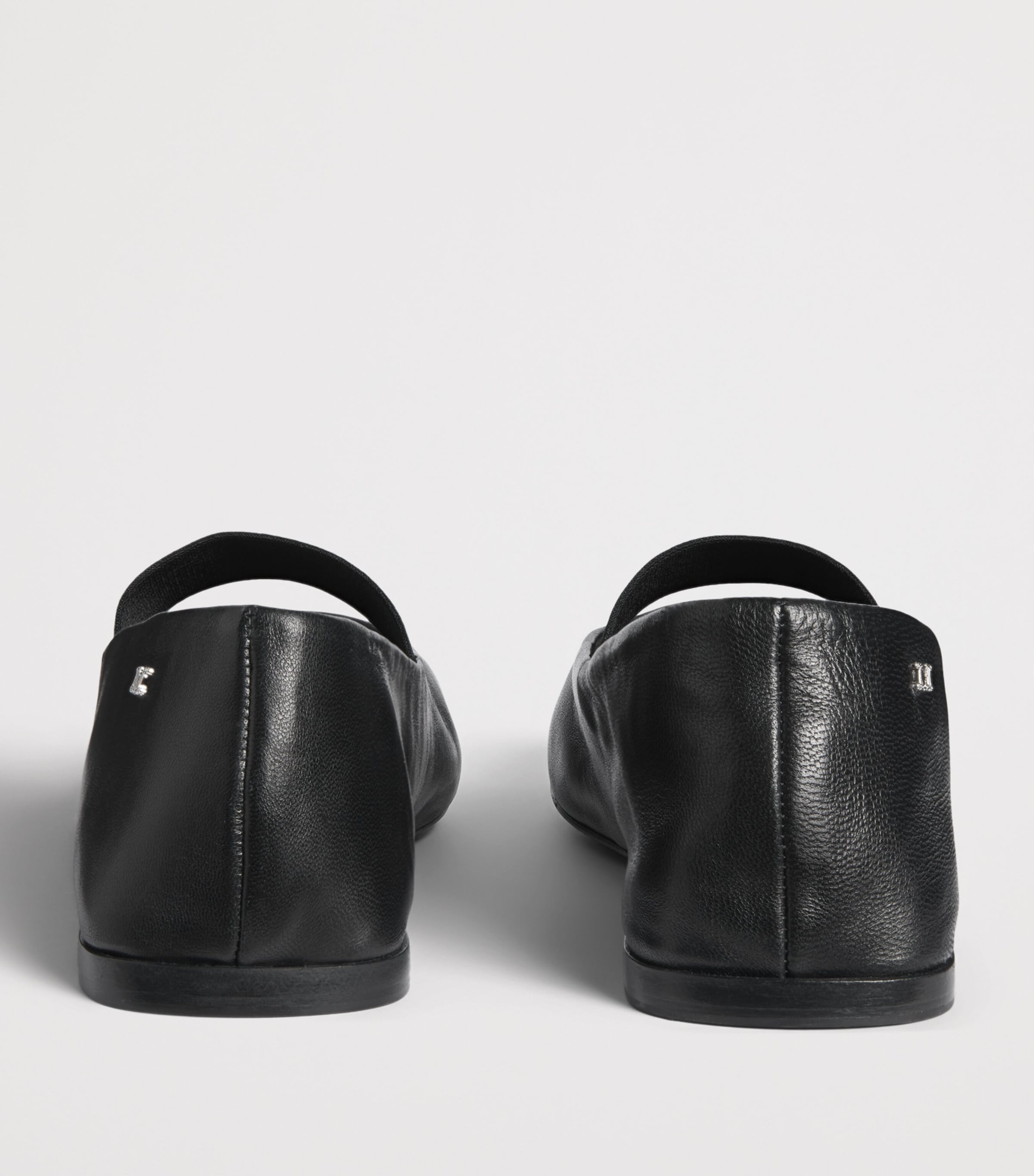 Max Mara Nappa Leather Ballet Flats Black Image 5