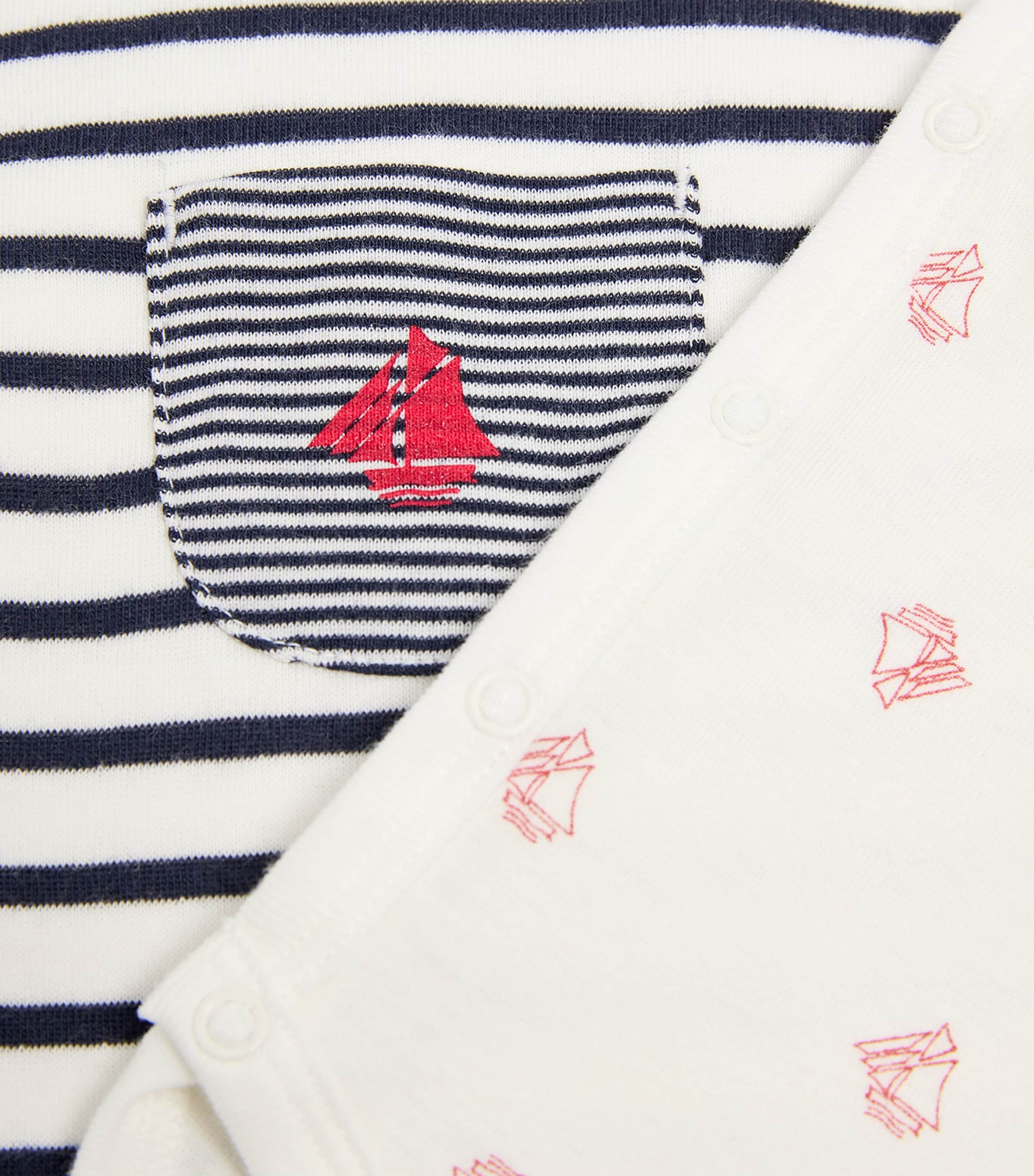 Petit Bateau Dungarees and Bodysuit Set (1-18 Months) Image 3