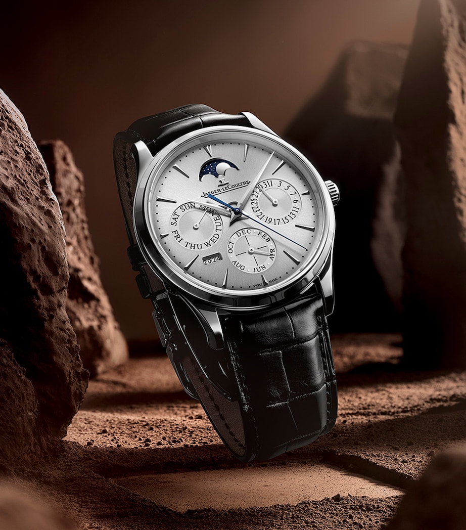Stainless Steel Ultra Thin Perpetual Calendar Watch 39mm STAINLESS STEEL Image 5