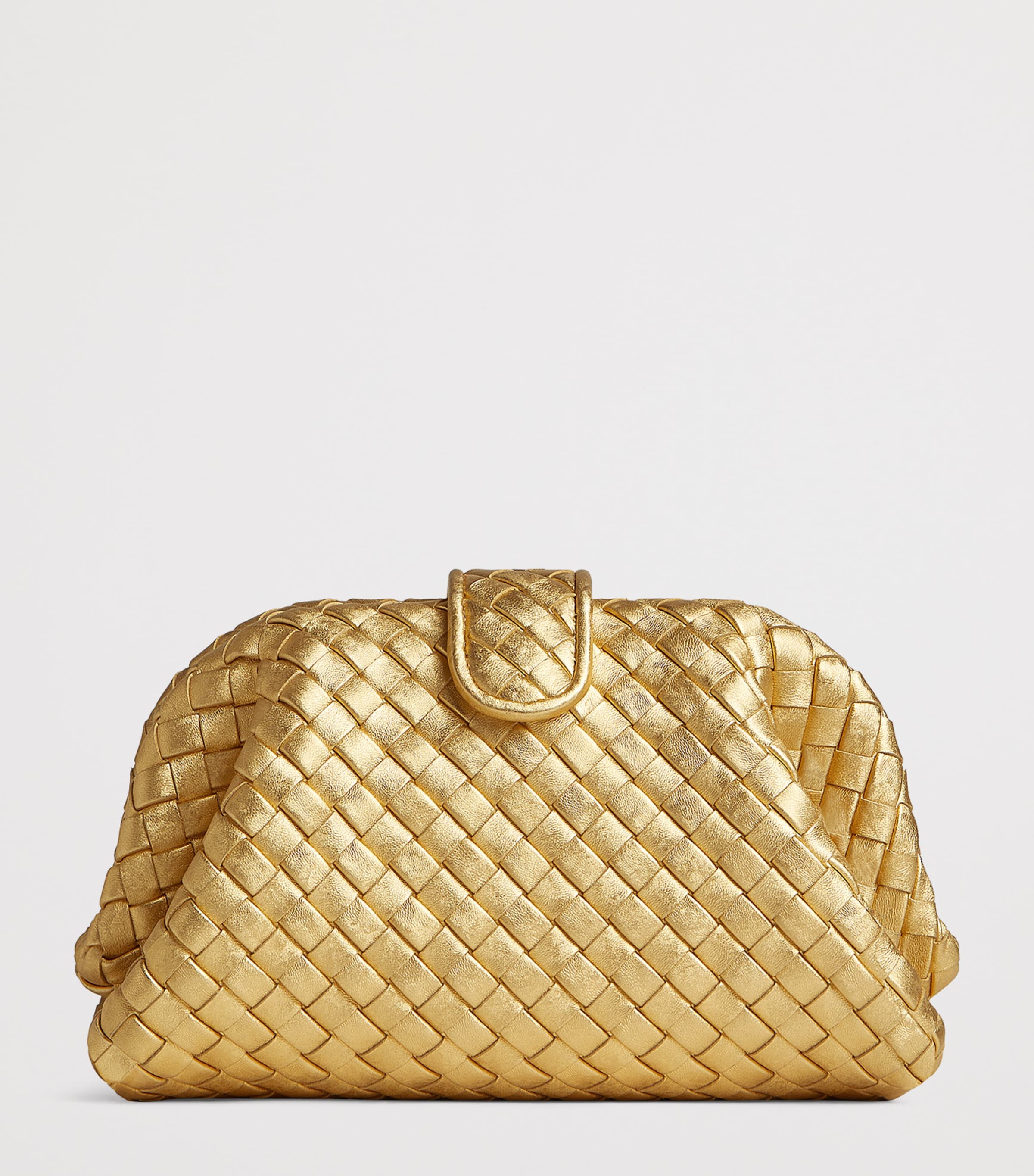 Bottega Veneta Small Leather Lauren 1980 Clutch Bag Image 4