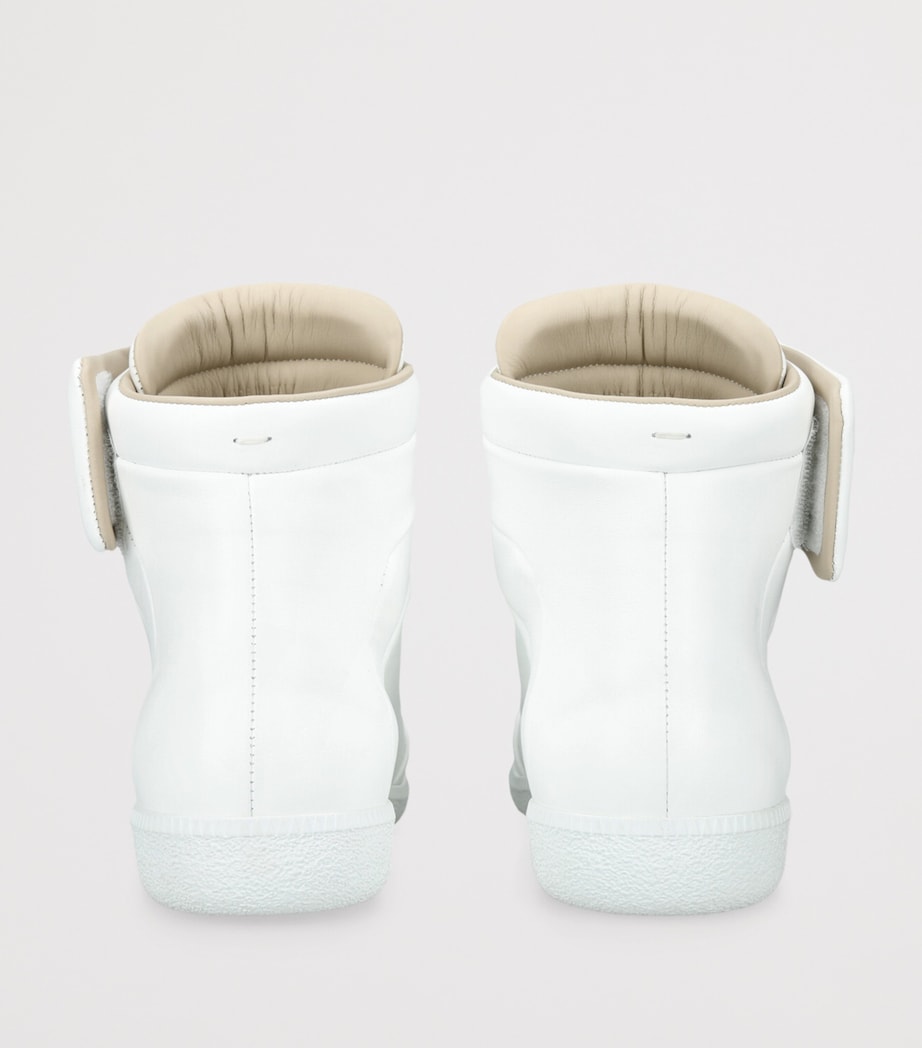Leather Future High-Top Sneakers WHITE Image 2