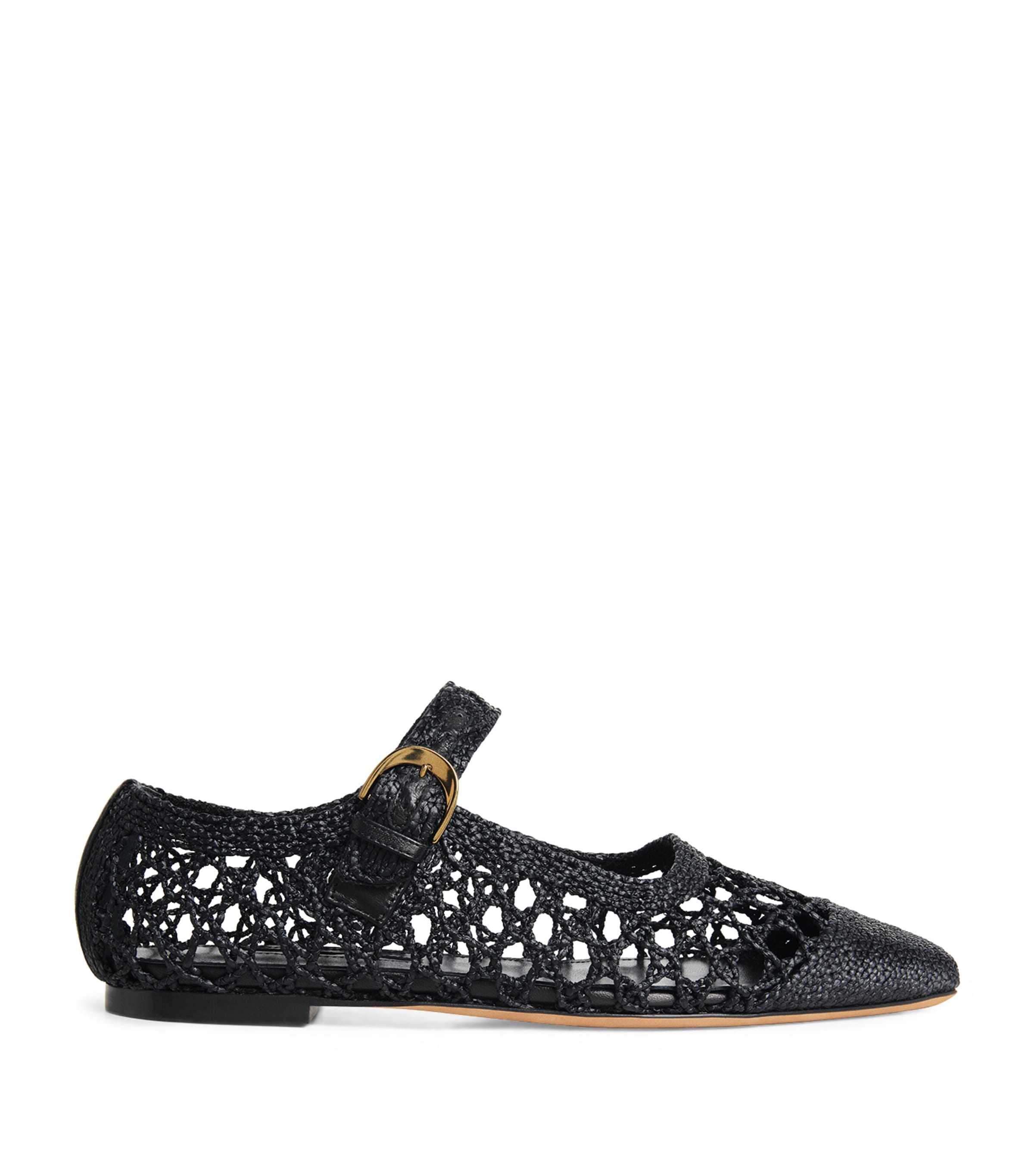 Emme Parsons Raffia Tramonto Mary Janes