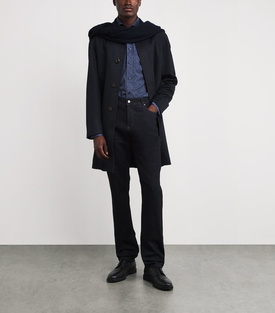 Paisley Print Shirt DARK BLUE Image 2