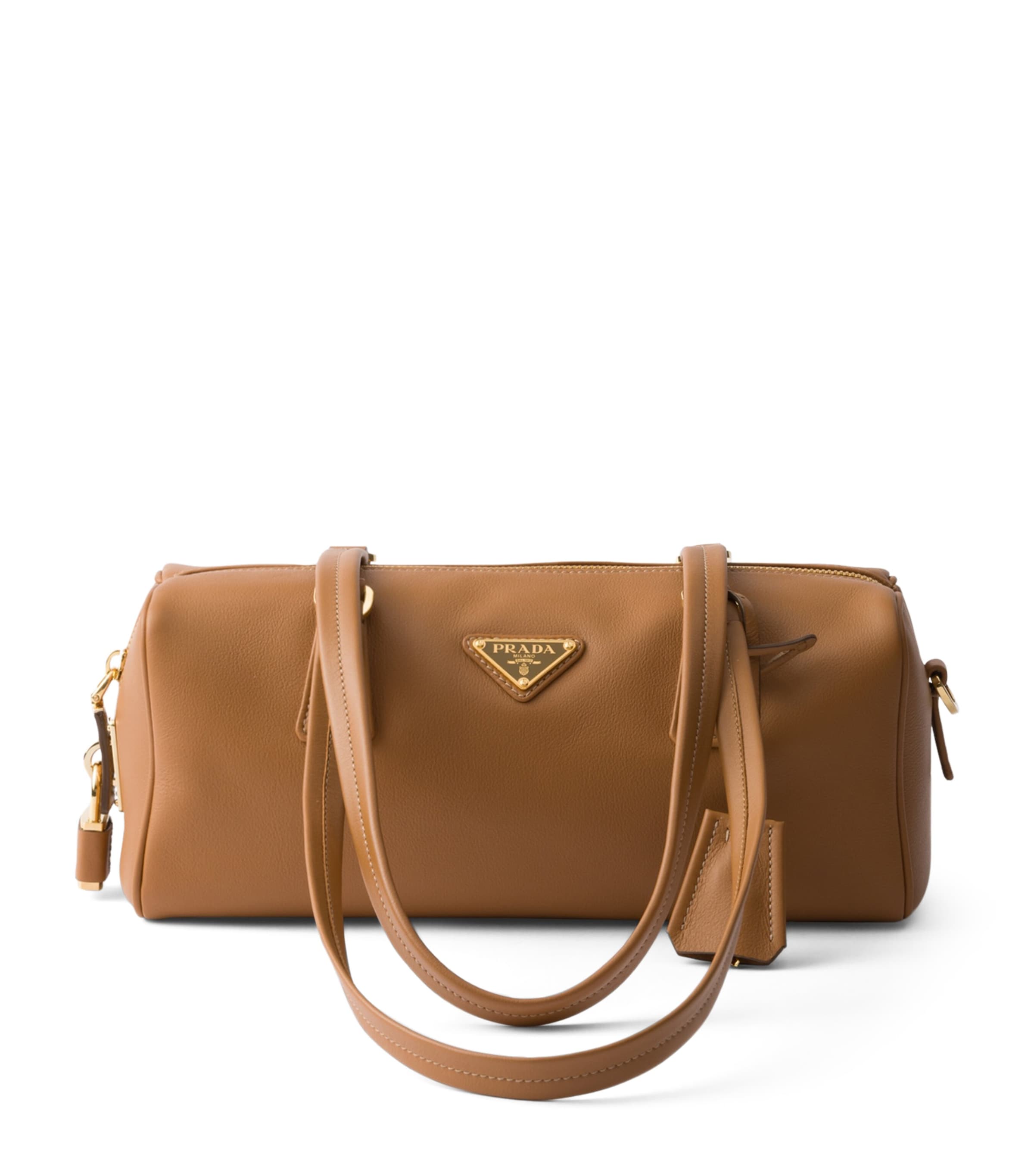 Medium Leather Top Handle Bag