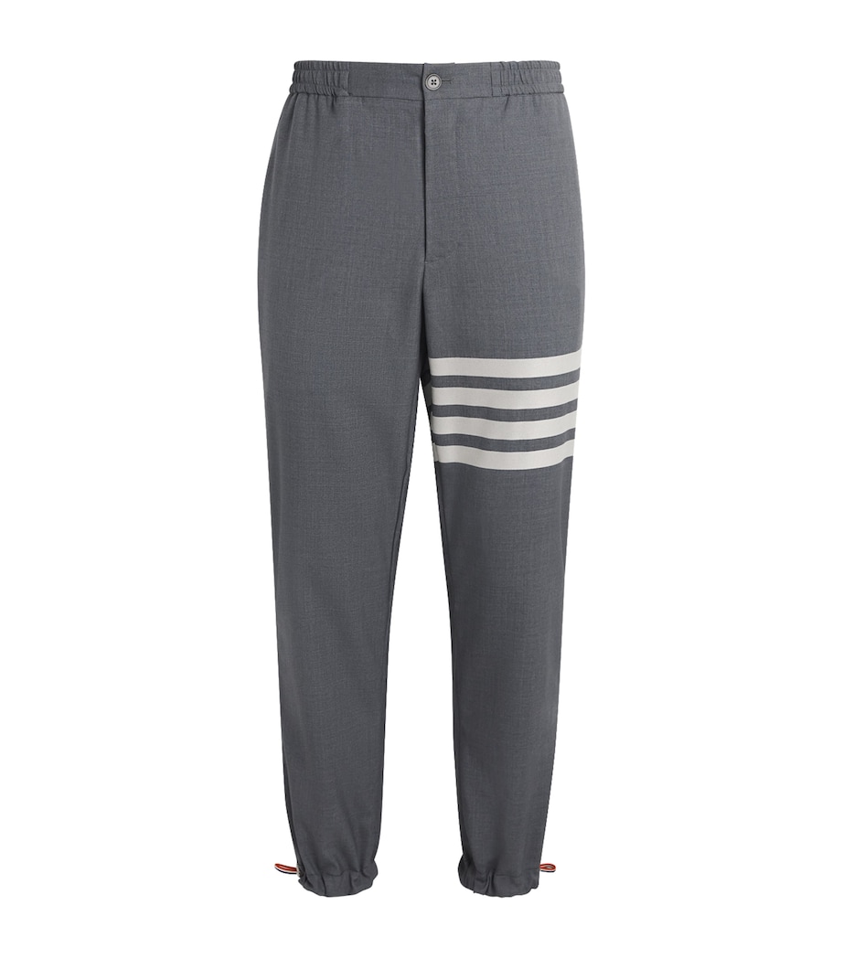 Wool 4-Bar Trousers MED GREY Image 1