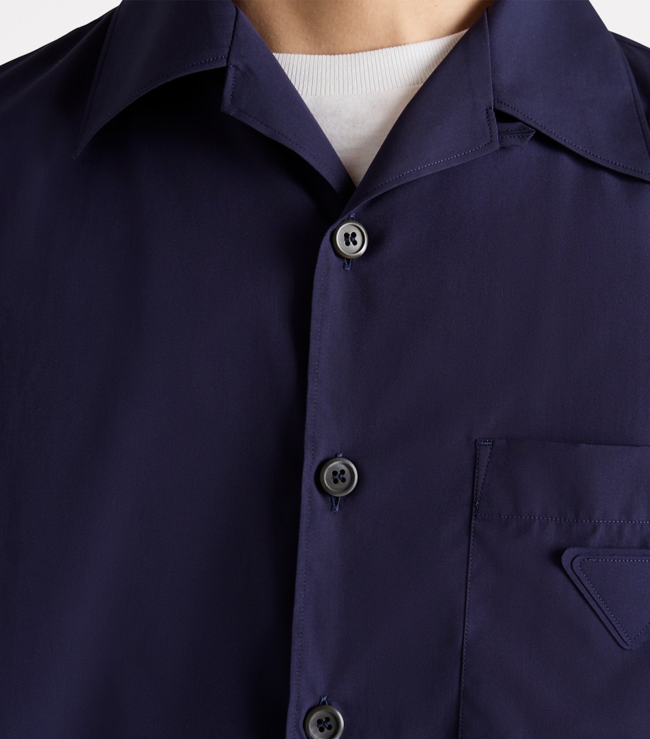 Prada Mens Cotton Bowling Shirt Image 3