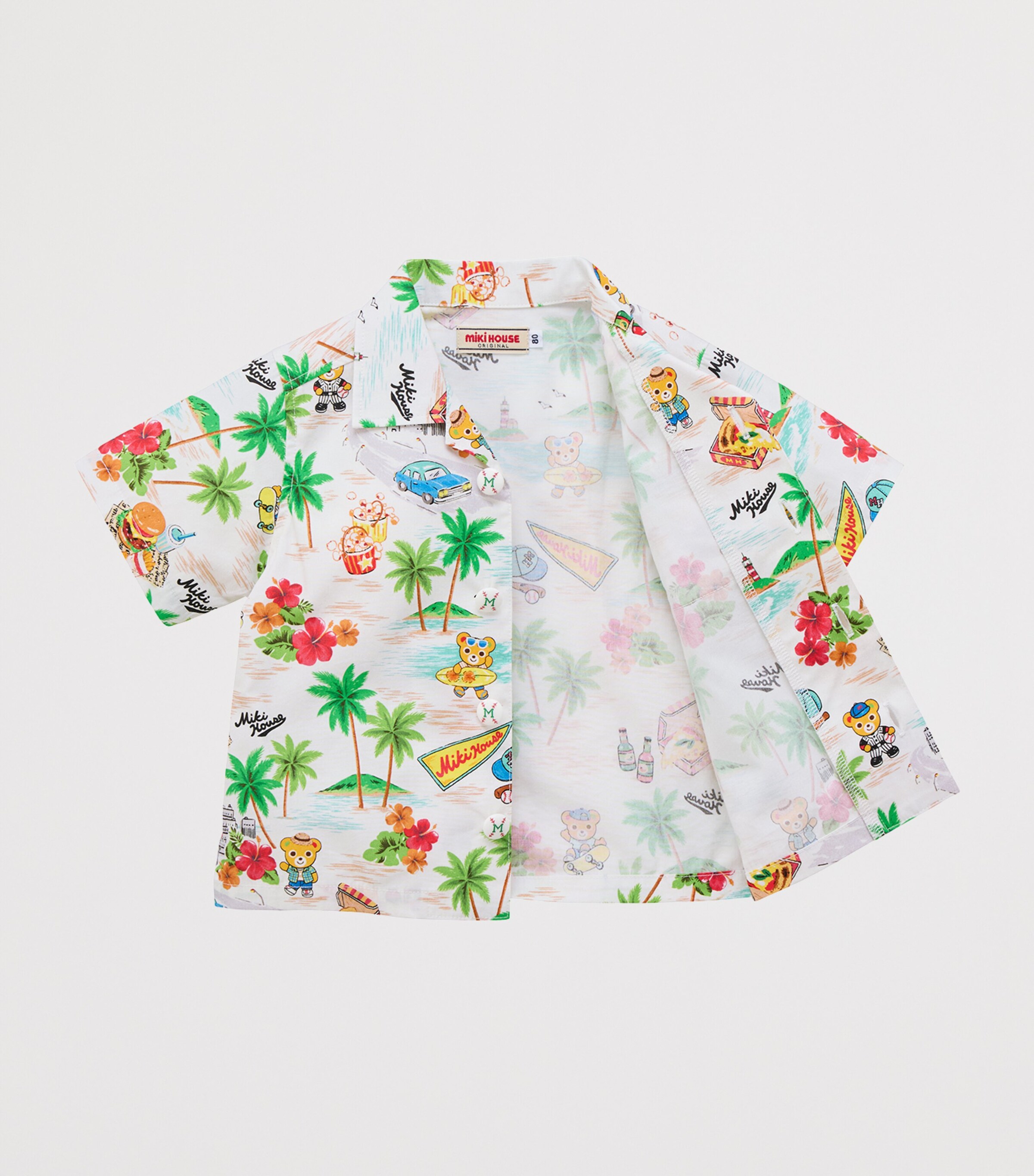 Miki House Printed Shirt (2-3 Years) Image 2