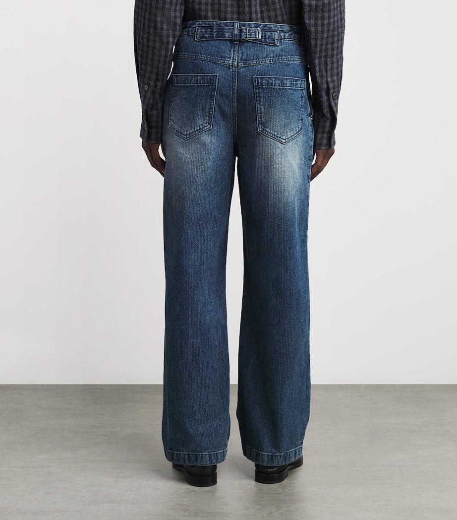 Wide-Leg Jeans BLUE Image 4