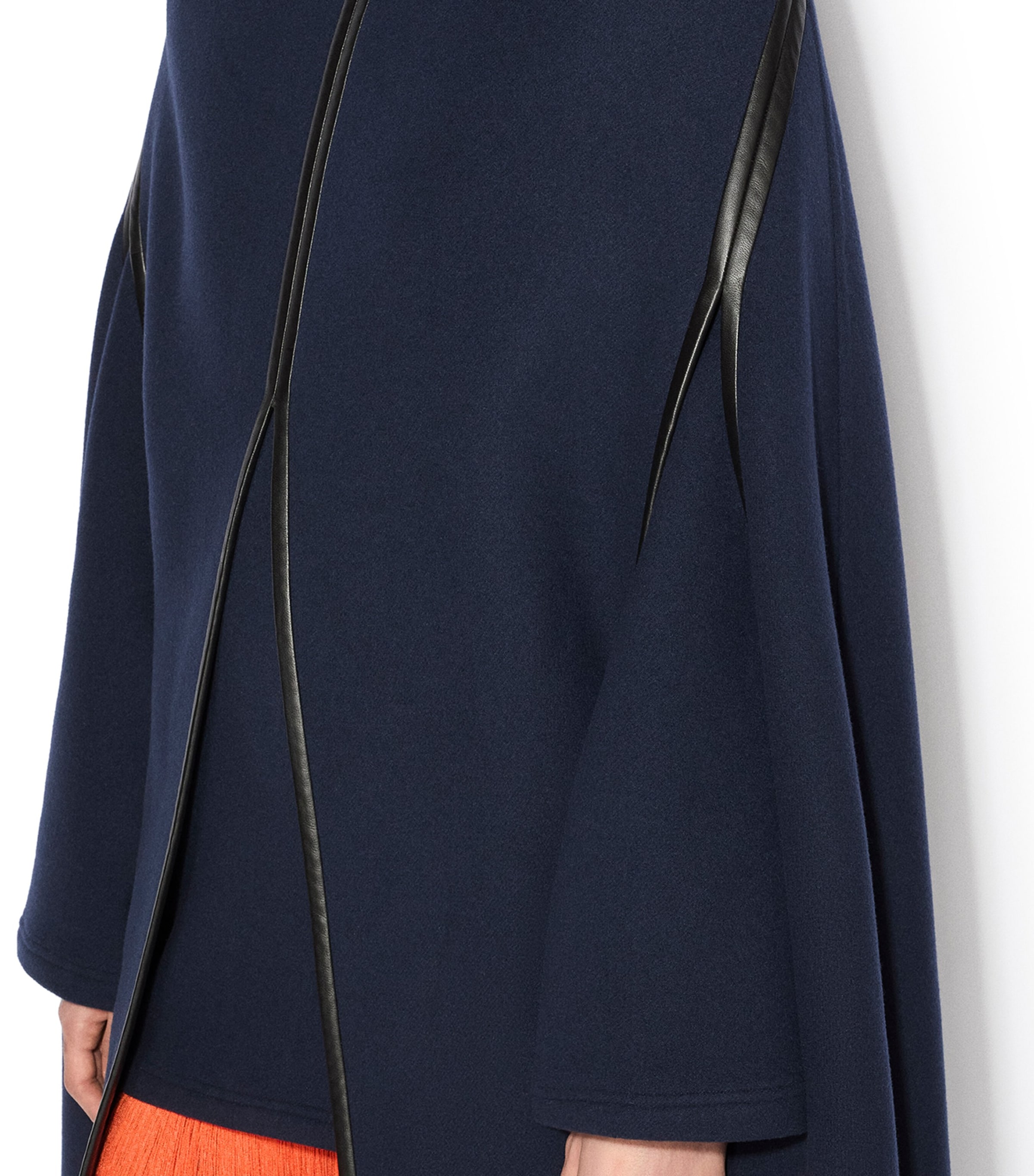 Alaïa Womens Wool Cape Marine Image 5