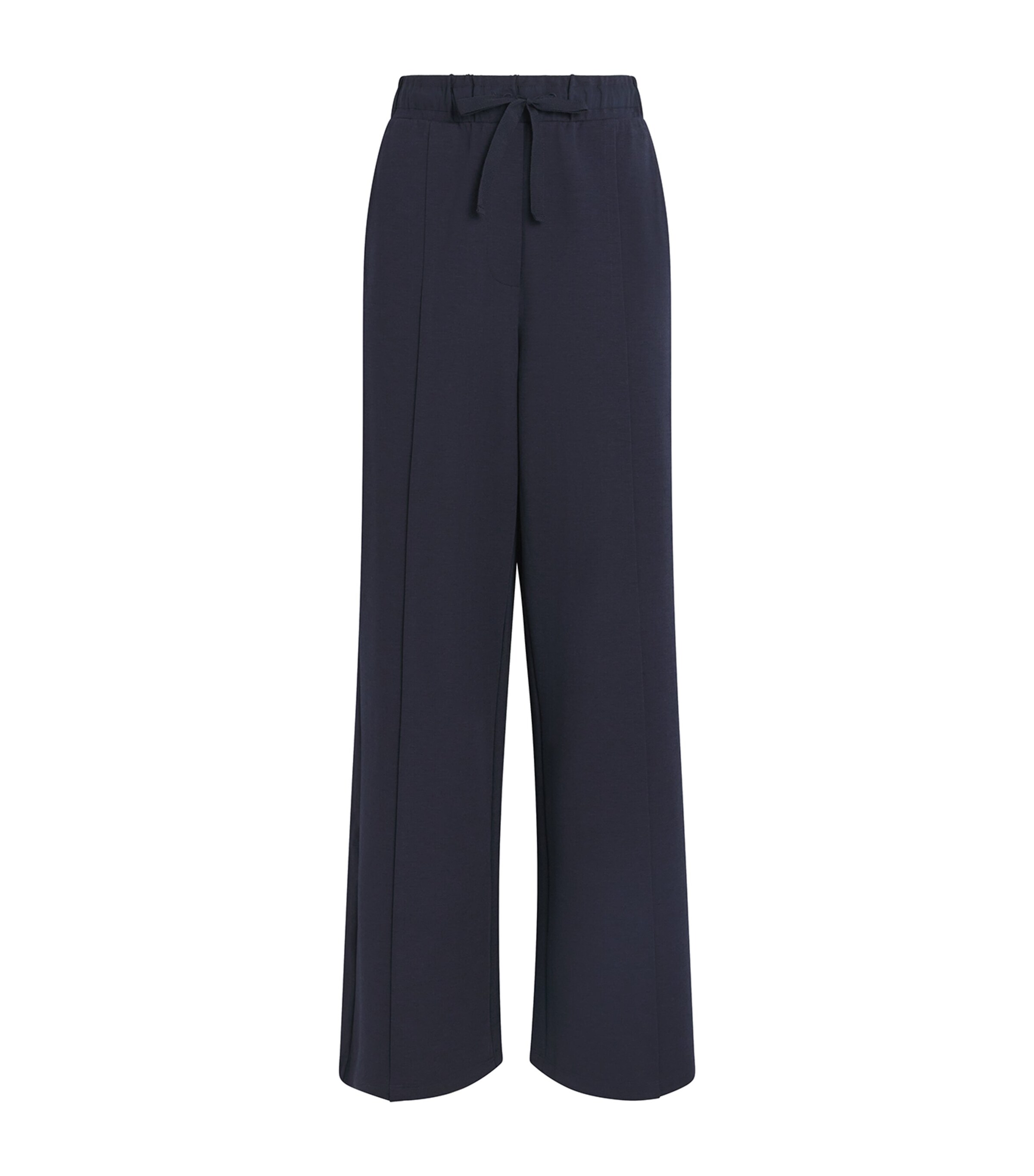 Weekend Max Mara Jersey Drawstring Straight Trousers | Women Clothing | Trousers | Tailored Trousers | Workwear | Designers | Weekend Max Mara