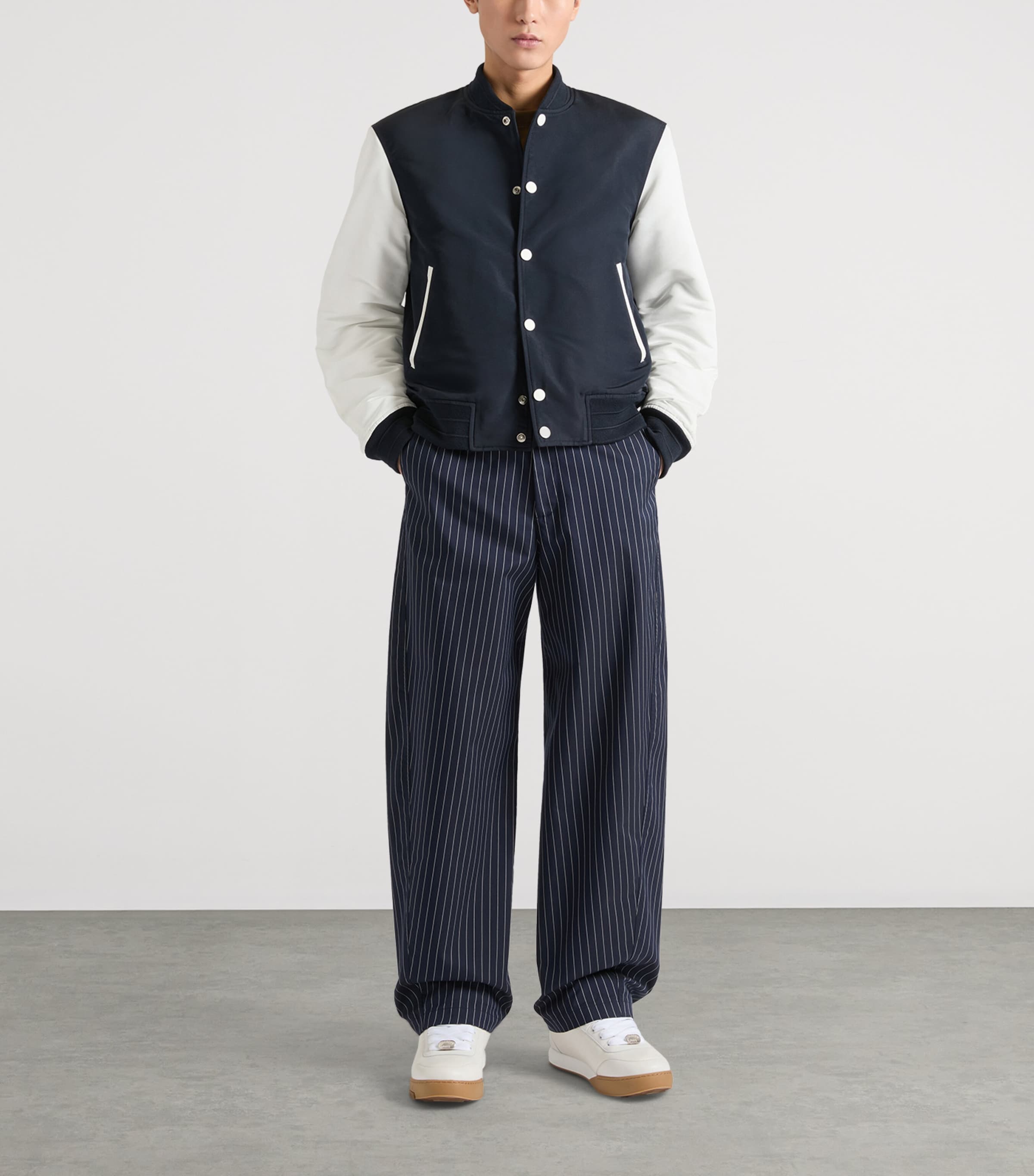 Givenchy Mens Logo Bomber Jacket Image 2