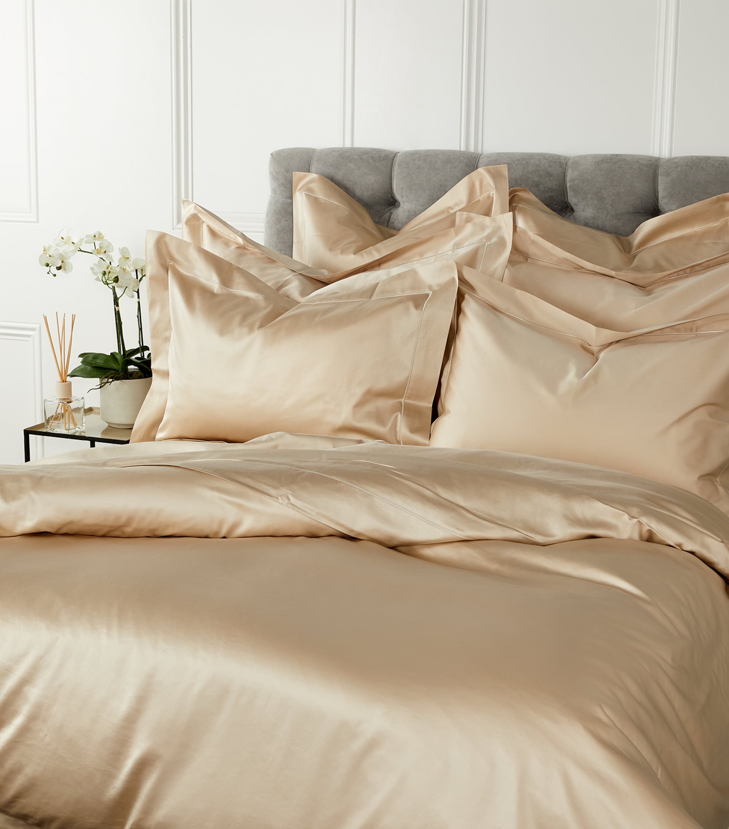 Celso De Lemos Bourdon Super King Duvet Cover (260cm x 220cm) Linen Image 3