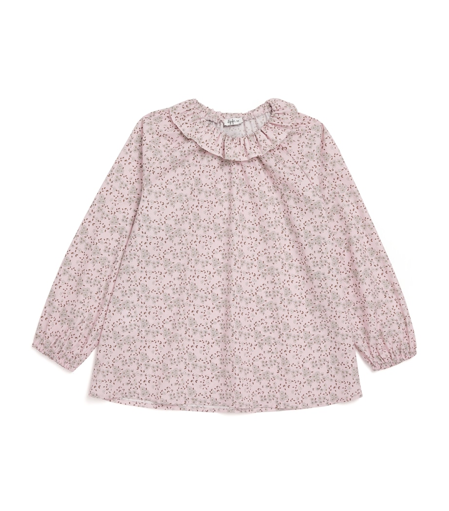 Cotton-Blend Floral T-Shirt (6 Years) 306PINK Image 1