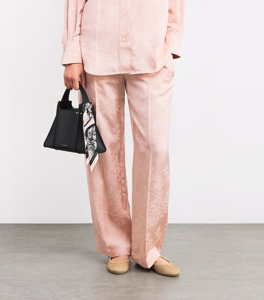 Leather Arkshell Top-Handle Bag 100 BLACK Image 5