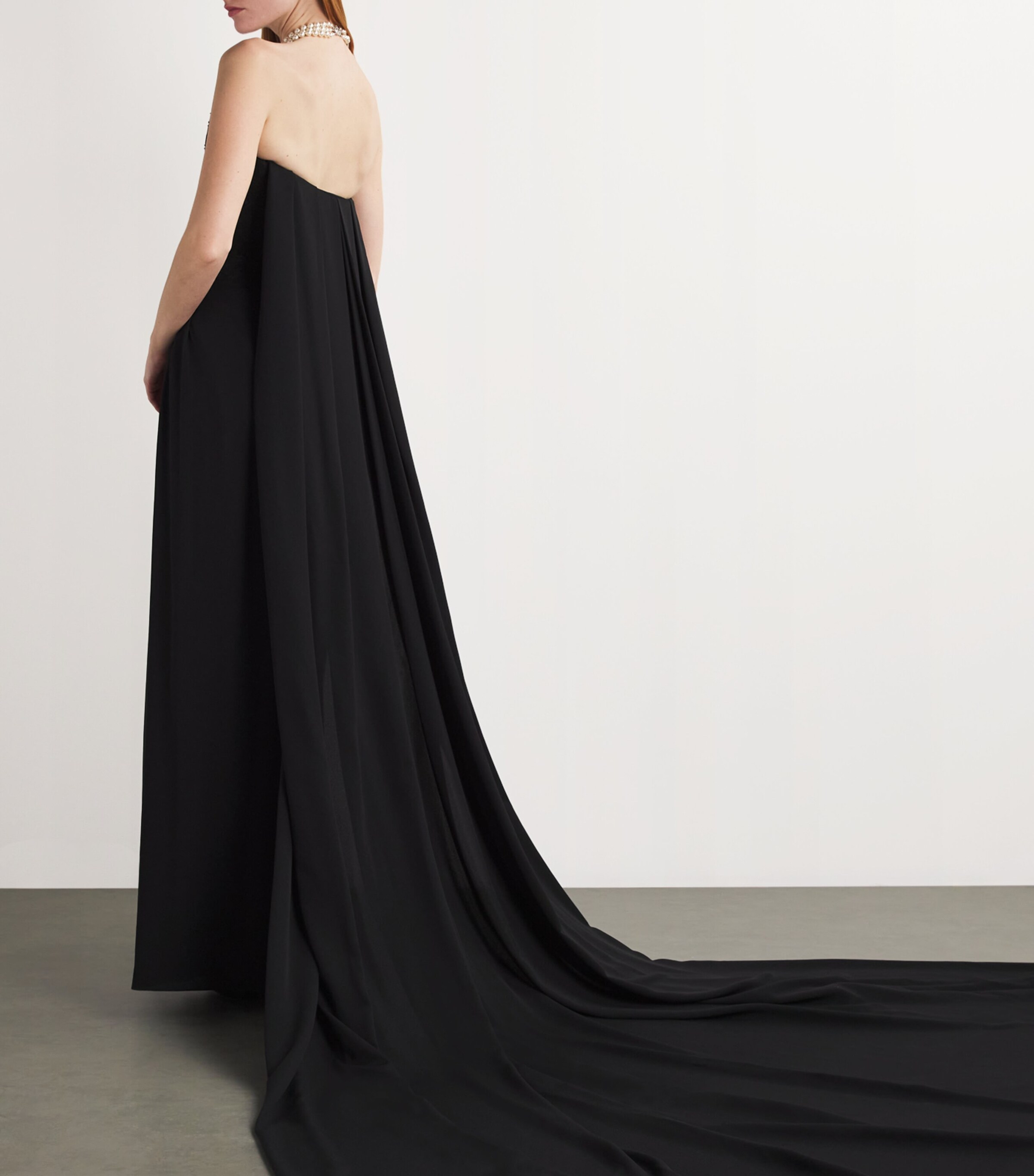 Vivienne Westwood Womens Caped Ada Gown Black Image 6