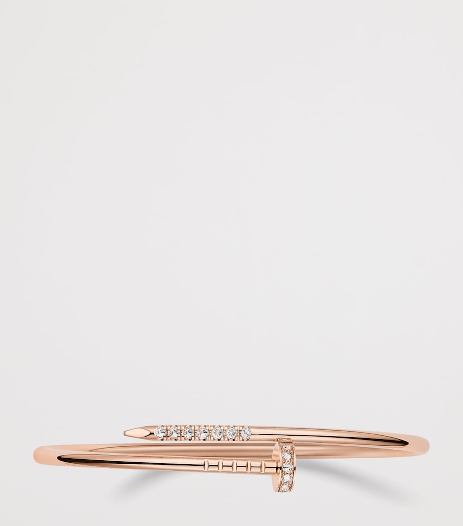 Small Rose Gold and Diamond Juste Un Clou Bracelet ROSE GOLD Image 4
