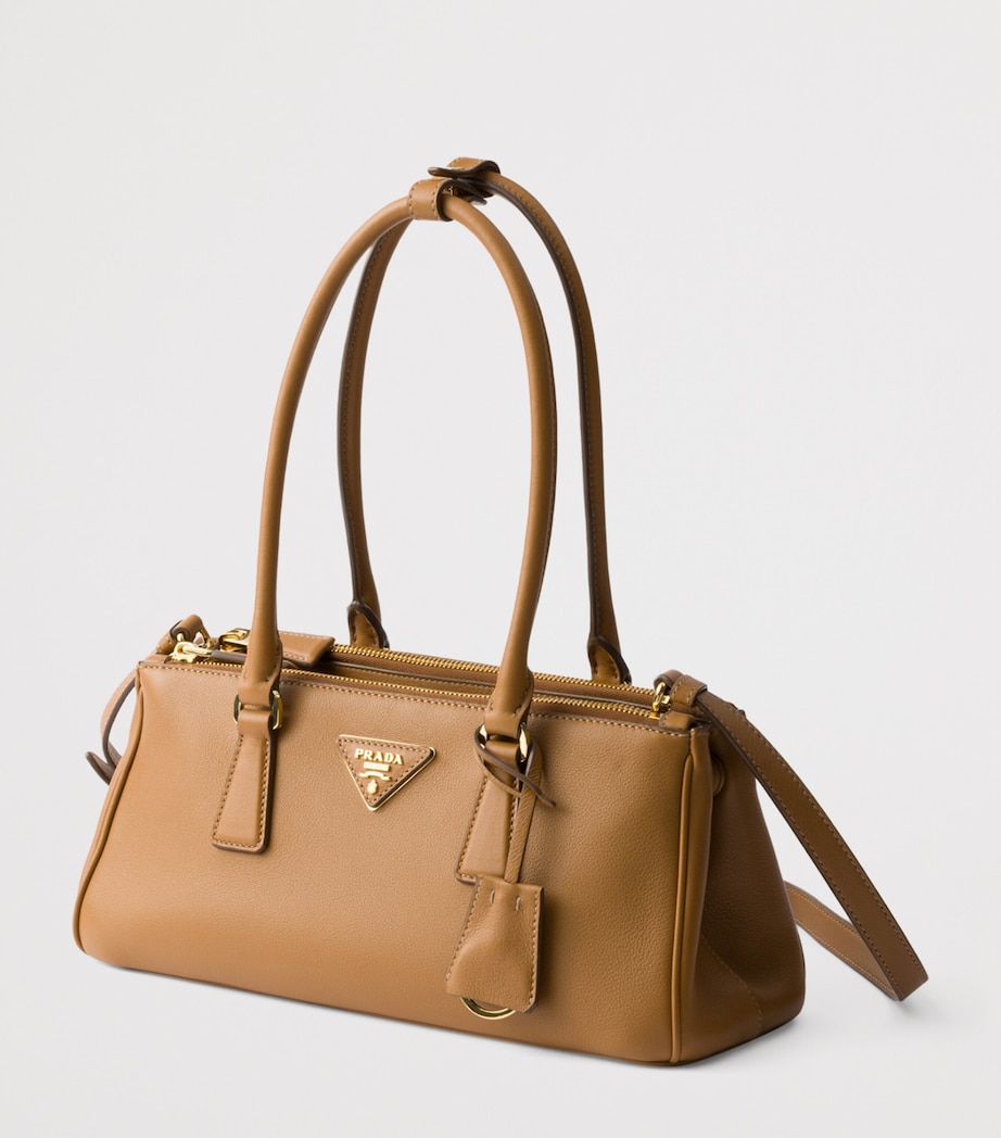 Medium Leather Galleria Top-Handle Bag F03BH Image 3