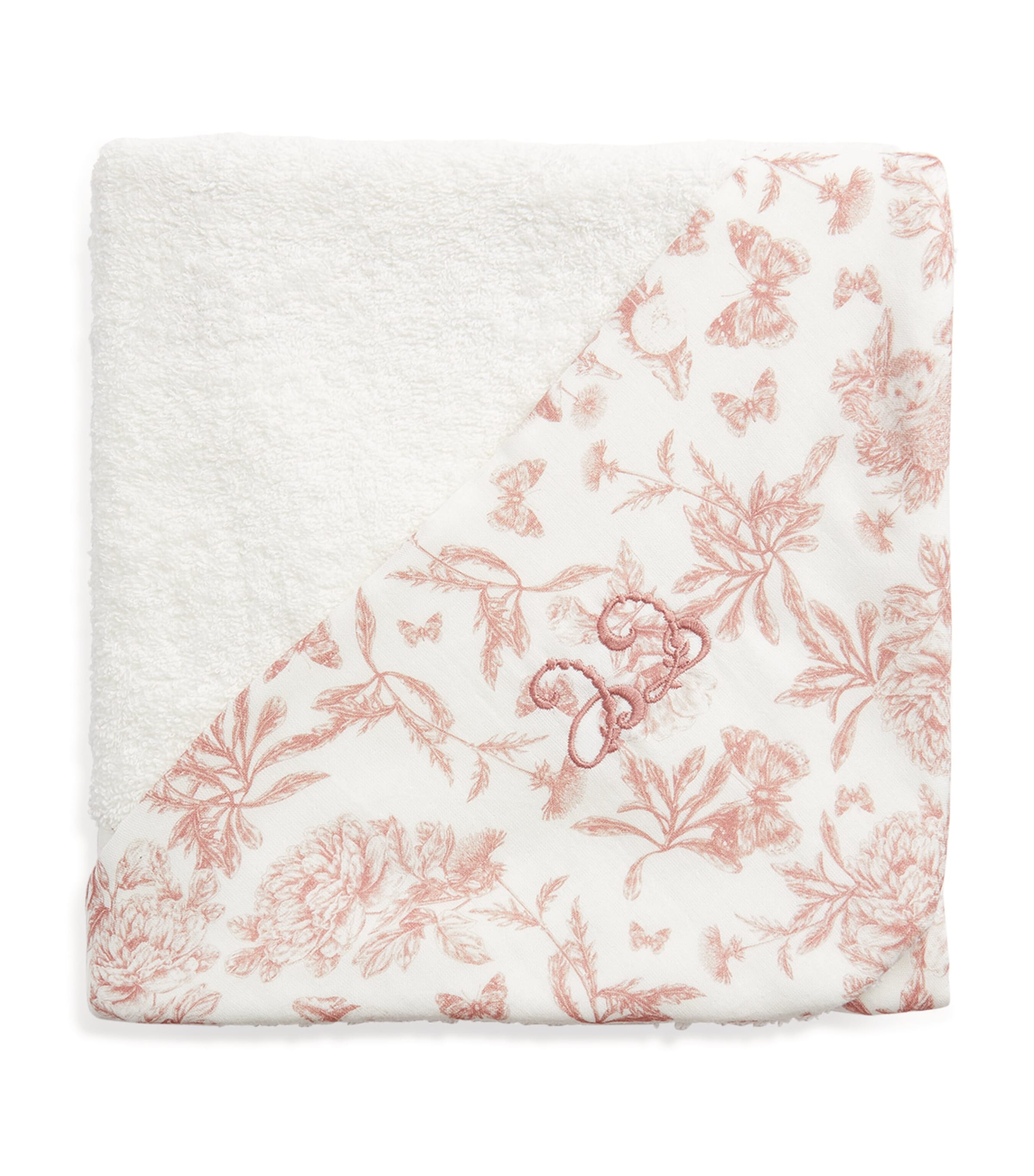 Tartine et Chocolat Printed Hooded Towel Blush Image 3