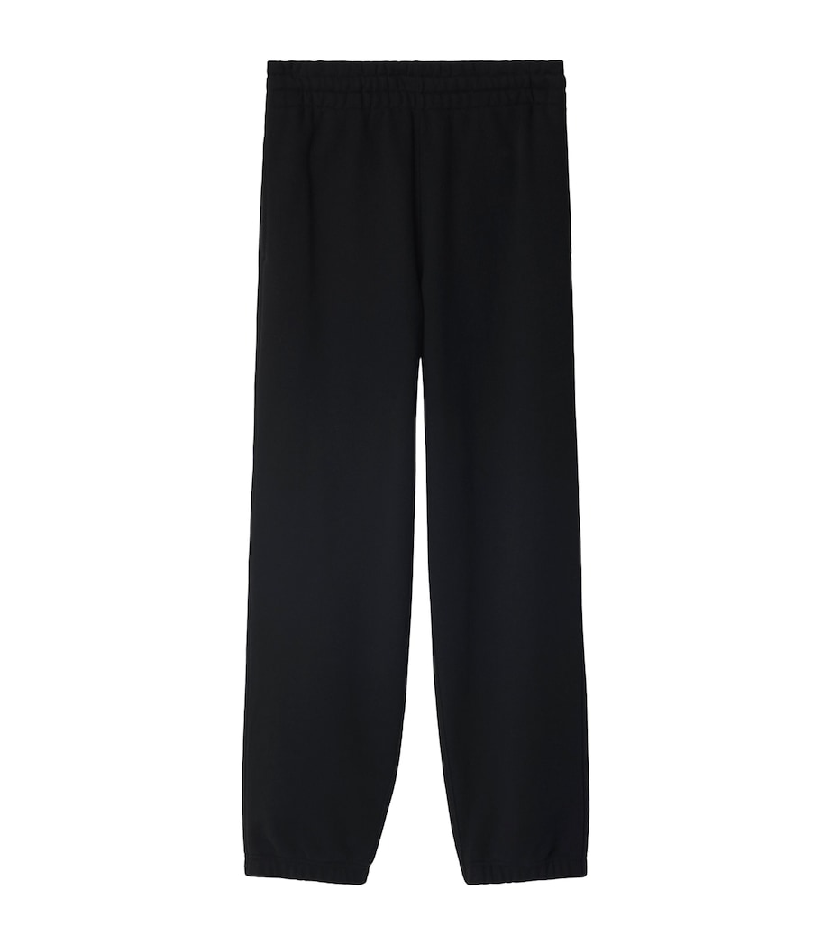 Check Label Sweatpants BLACK Image 1
