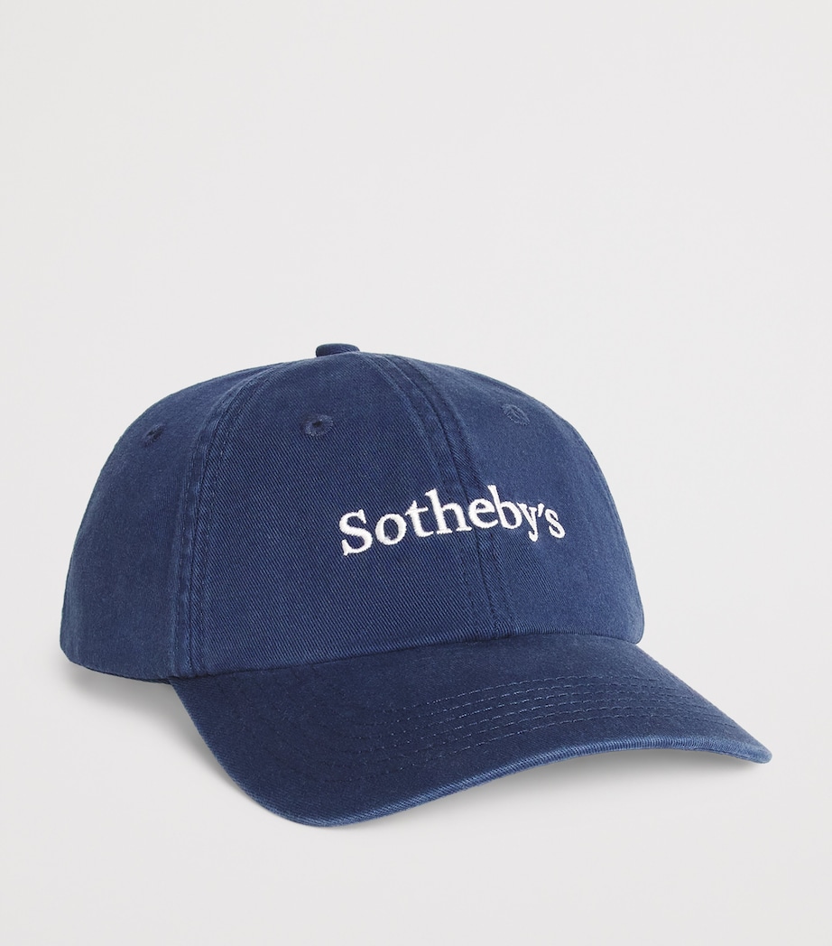 x Sotheby's Cotton Corduroy Cap NAVY Image 2