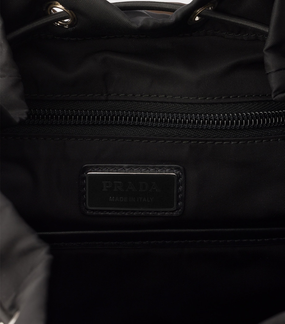 Prada Re-Nylon and Saffiano Leather Backpack Image 4