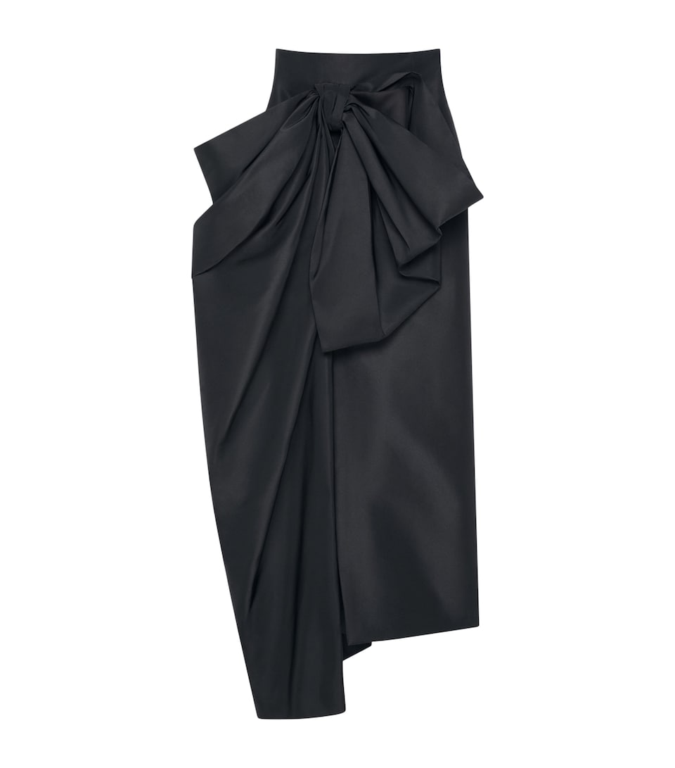 Bow-Detail Maxi Skirt