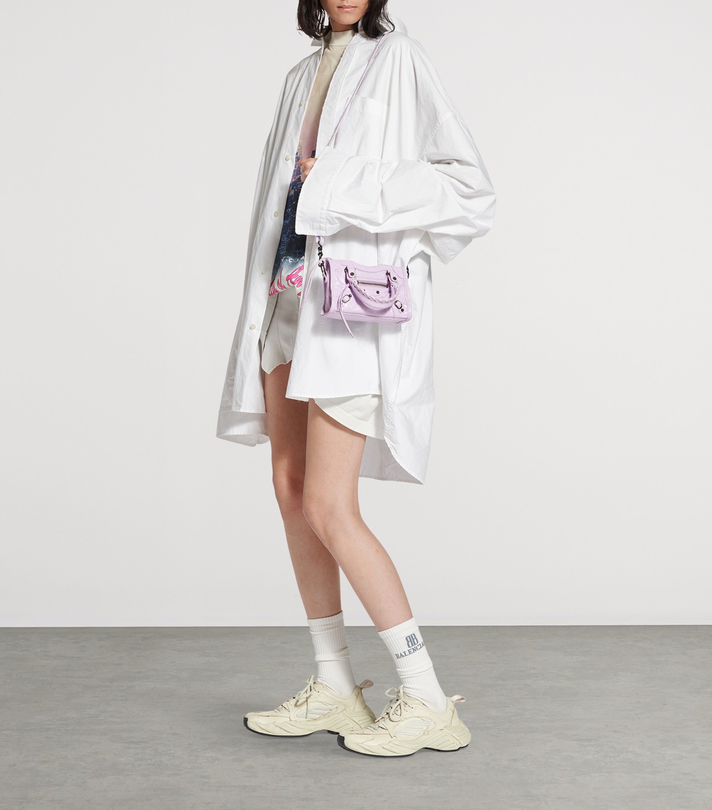 Mini Leather Le City Top-Handle Bag 5326 Image 7