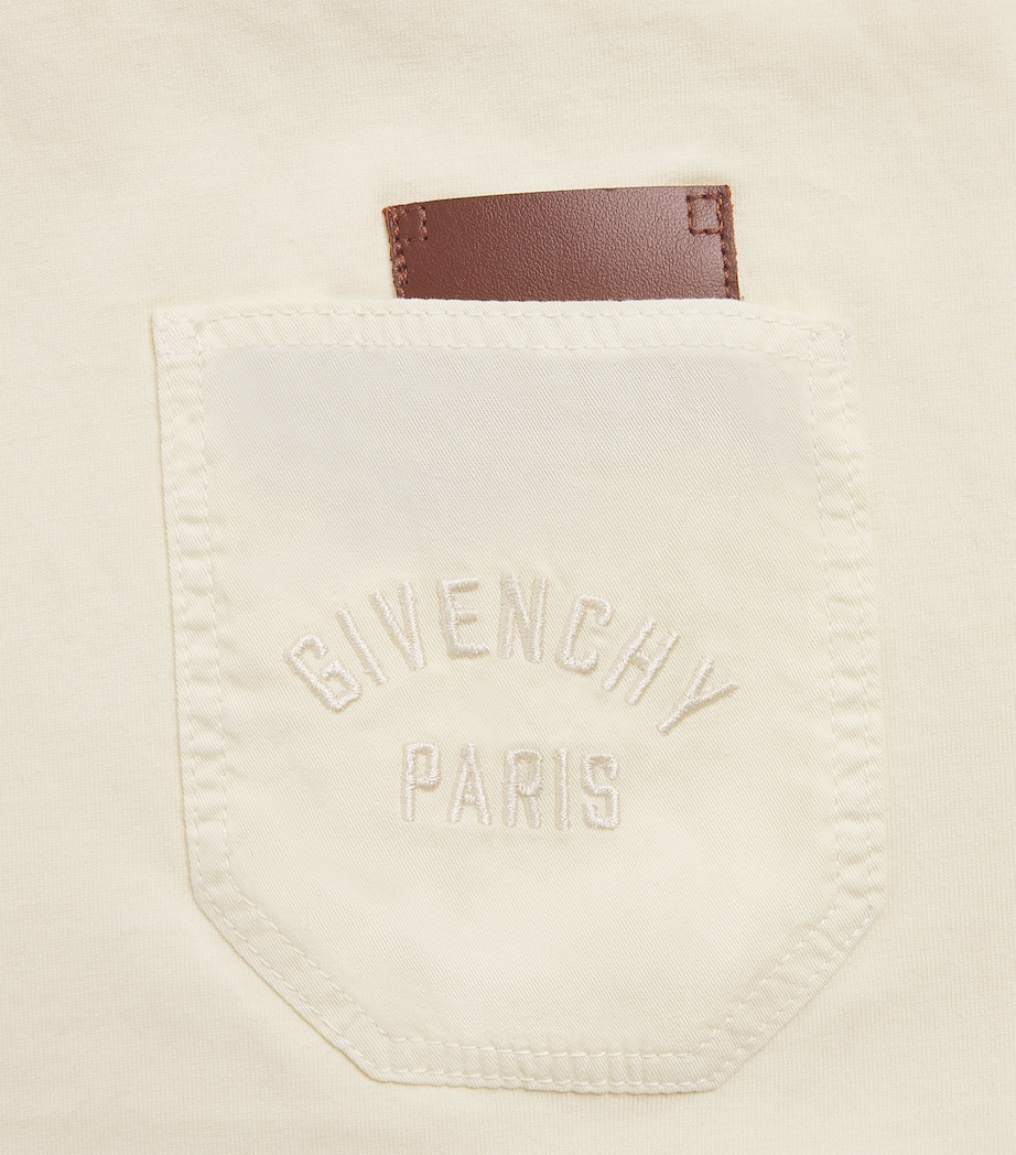 Givenchy Kids Cotton Logo Embroidered T-Shirt (4-12+ Years) Image 3