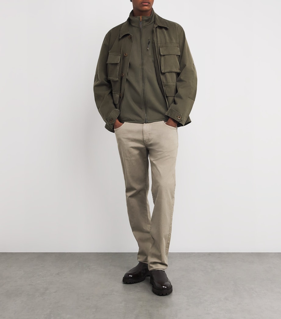 Beretta Mens Smartech EVO Fleece Green Moss Image 2