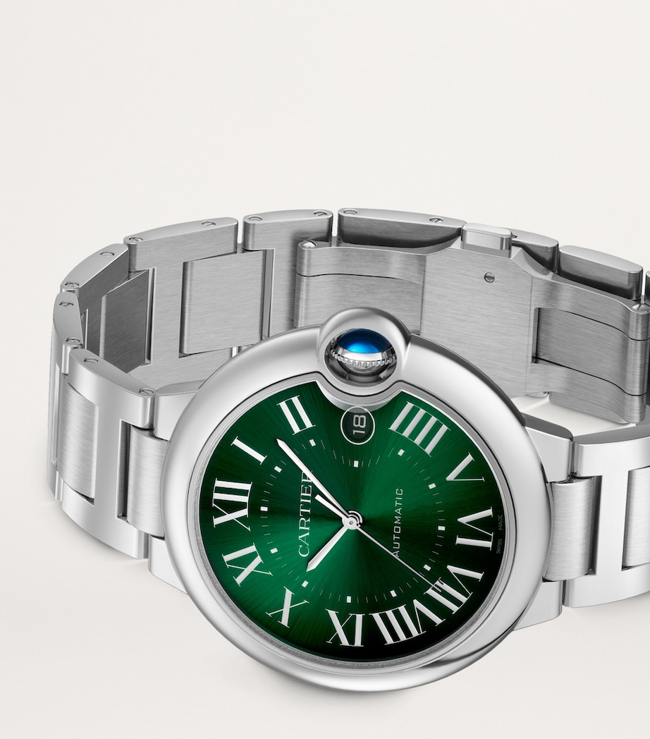 Stainless Steel Ballon Bleu de Cartier Watch 40mm STEEL Image 2