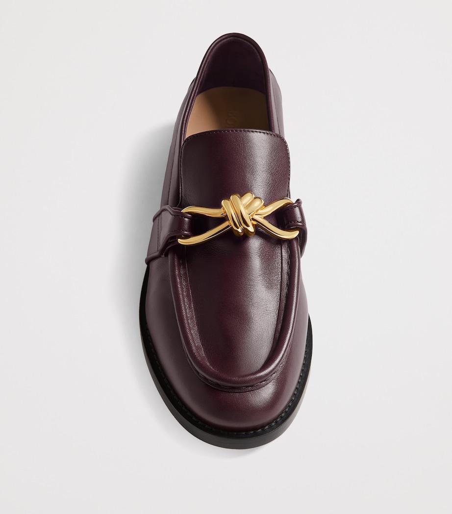 Bottega Veneta Leather Astaire Loafers Image 4