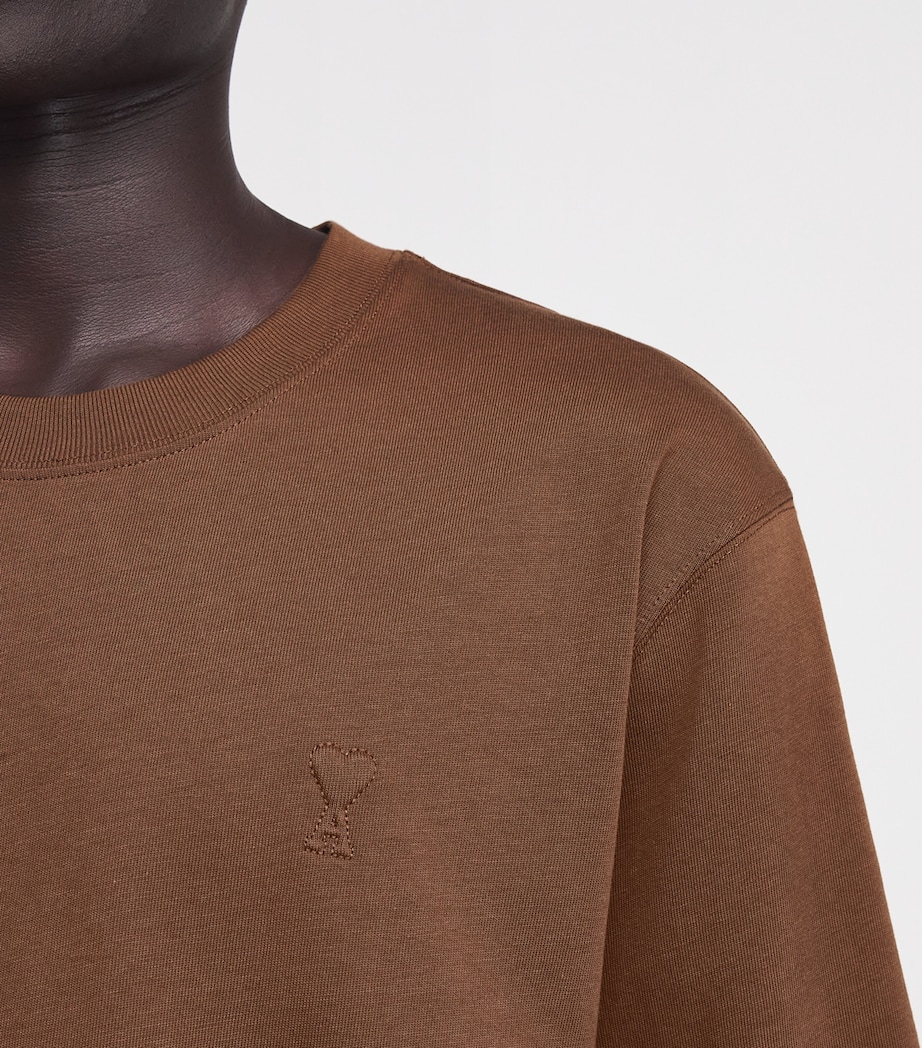 Cotton Logo T-Shirt 216 - NOISETTE Image 6