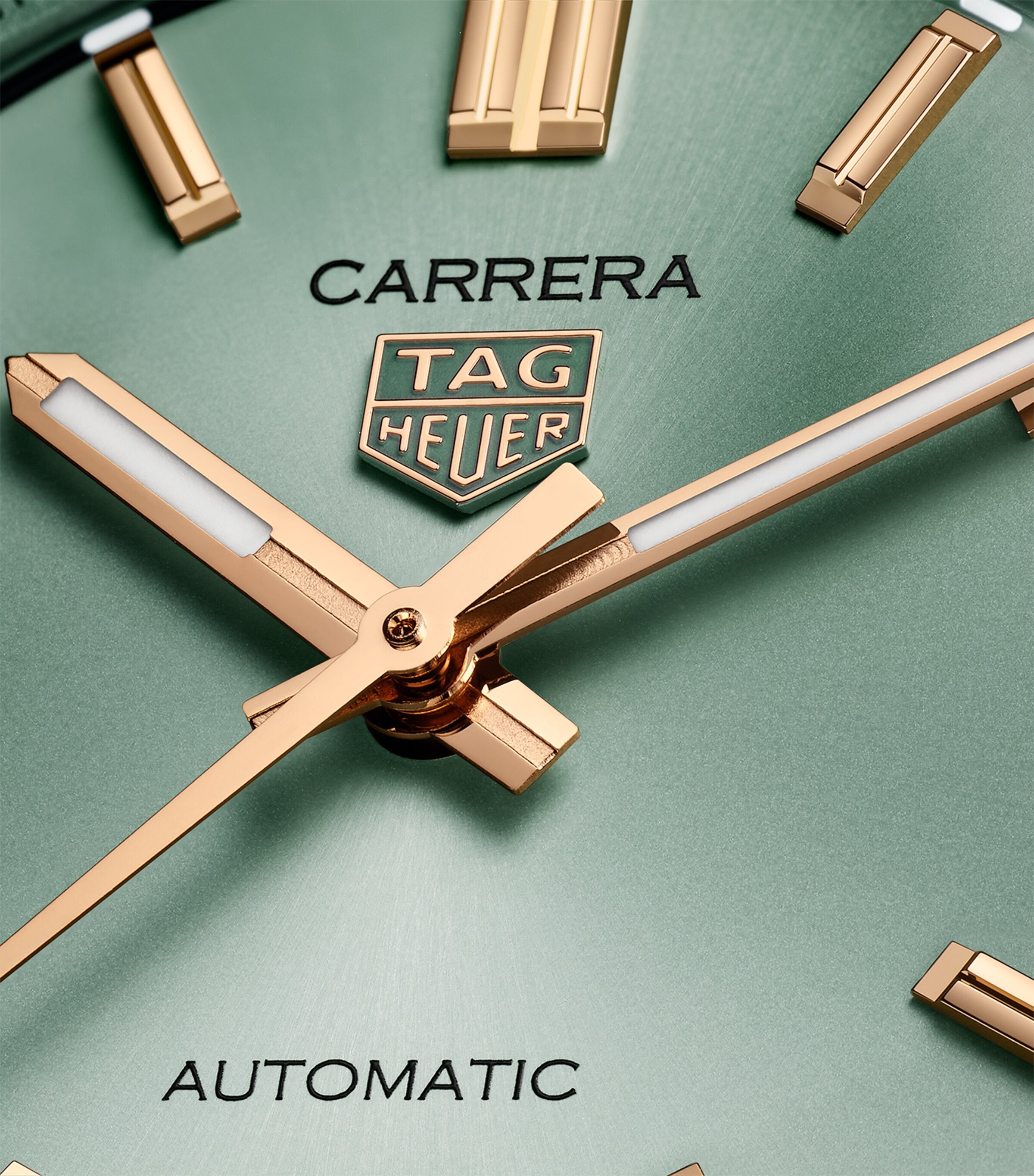 TAG Heuer Steel Carrera Date Watch 36mm Green Image 5