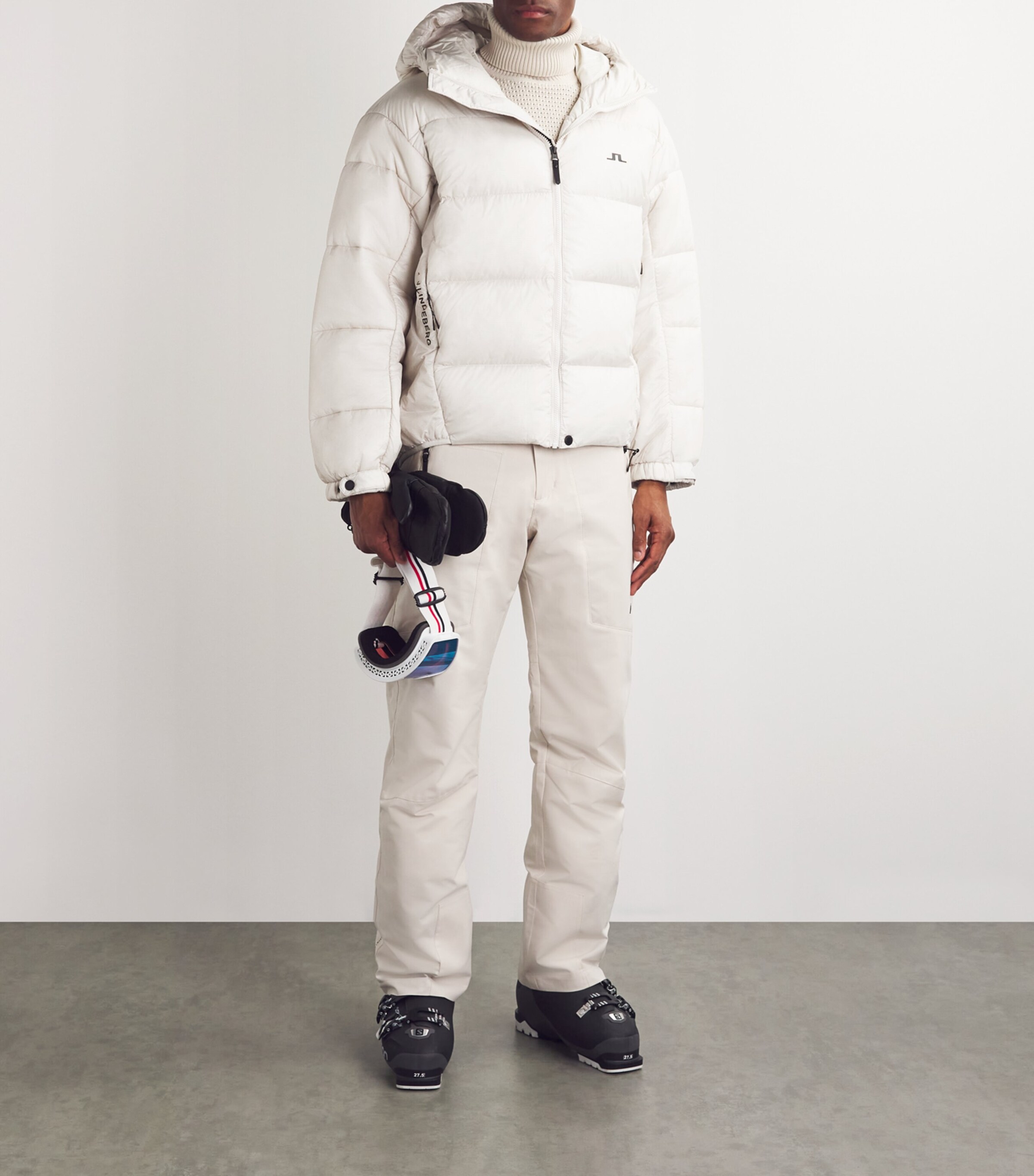 ジェイリンドバーグ　スキー　ダウン　パーカー　白系 10d934d22be81ad46e1ddc0e7b49cb