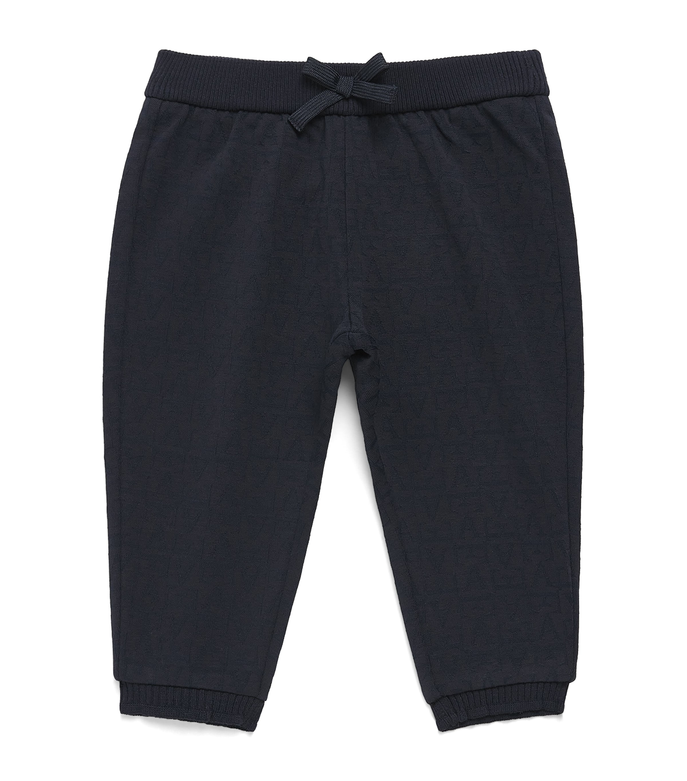 Emporio Armani Kids Drawstring Sweatpants (6-36 Months) Iconico Blu Ea Image 1